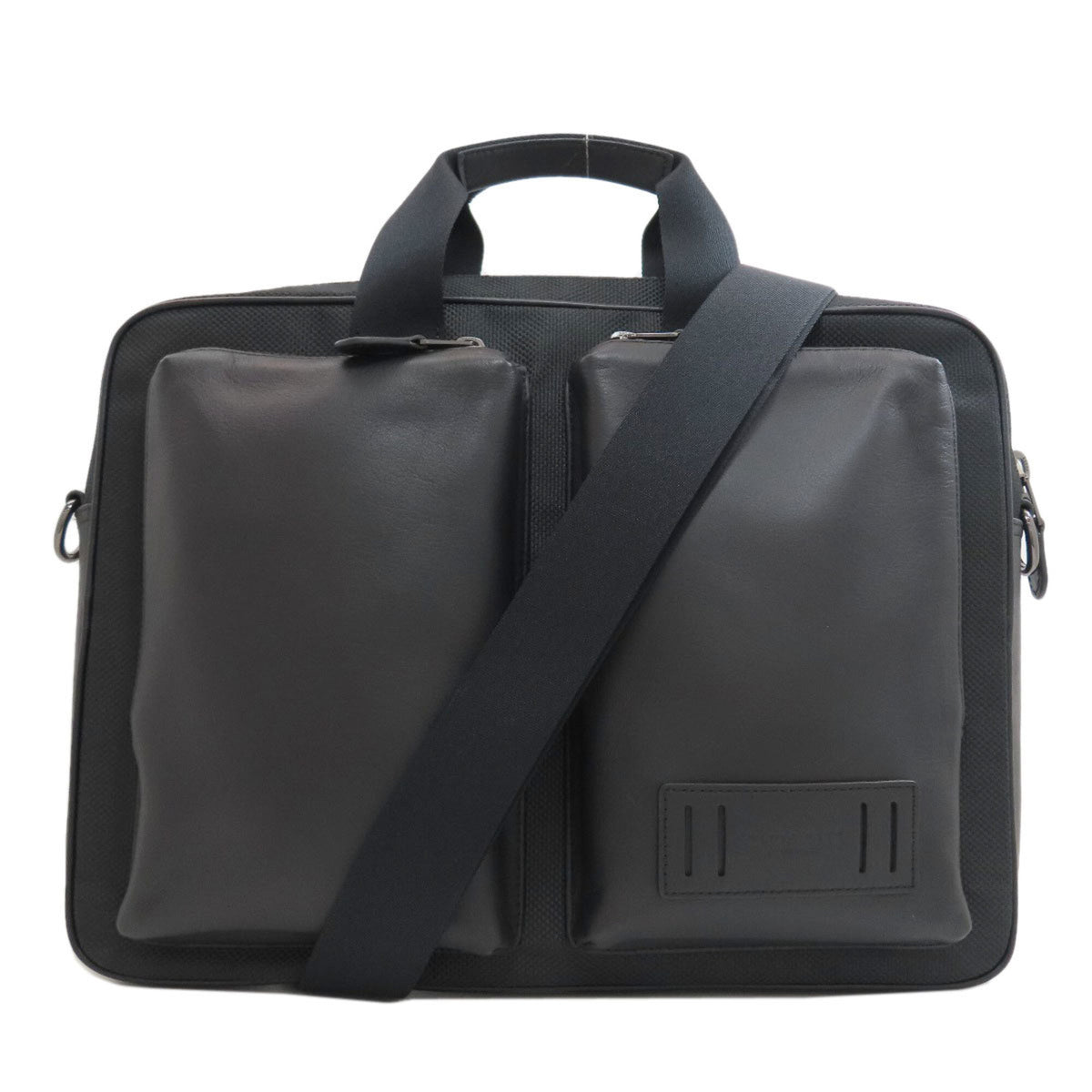 Coach Black Leather Briefcase (Pre-Owned)
