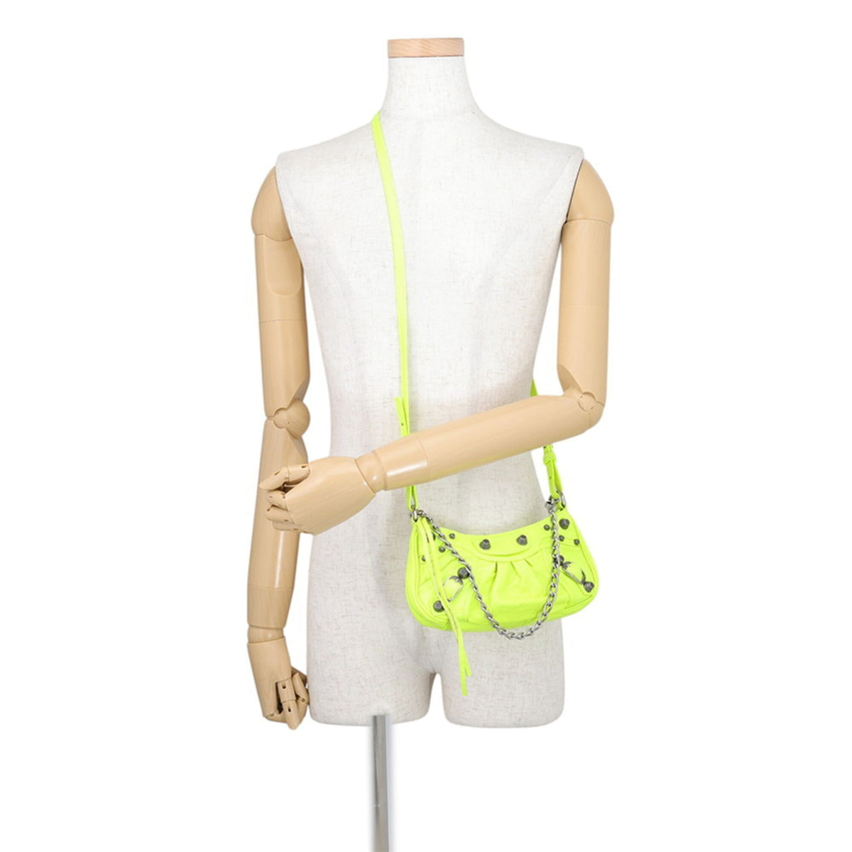 Balenciaga Yellow Leather Handbag Shoulder Bag (Pre-Owned)
