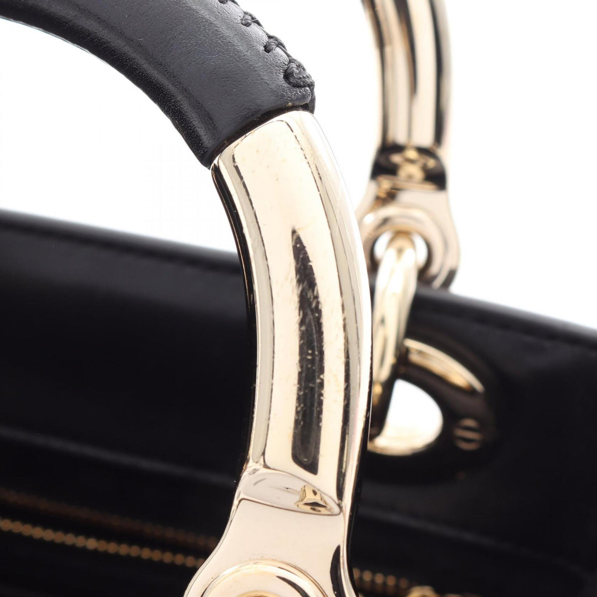 Christian Dior Black Leather Handbag (Pre-Owned)