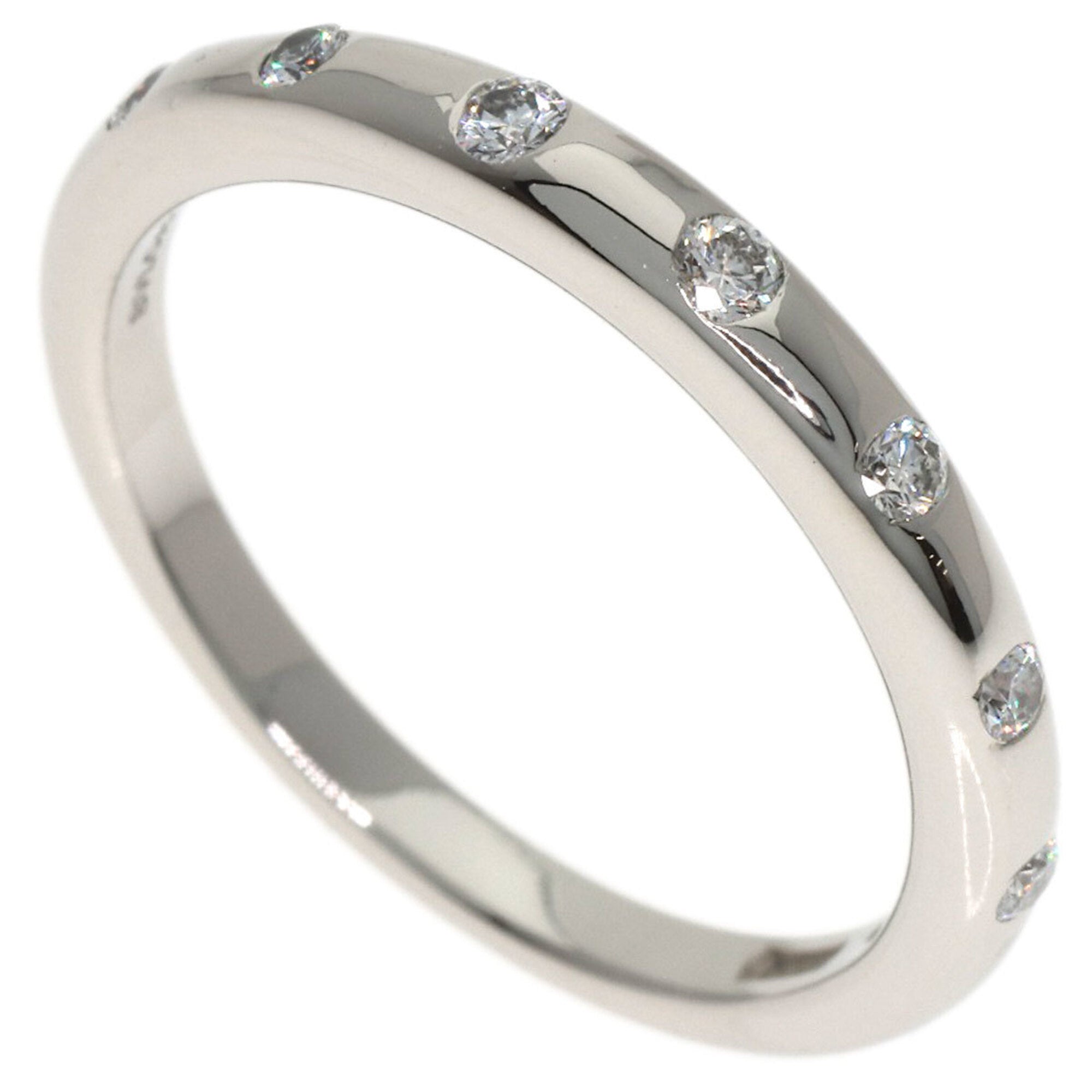 Bvlgari Platinum Platinum 950 Band Ring (Pre-Owned)