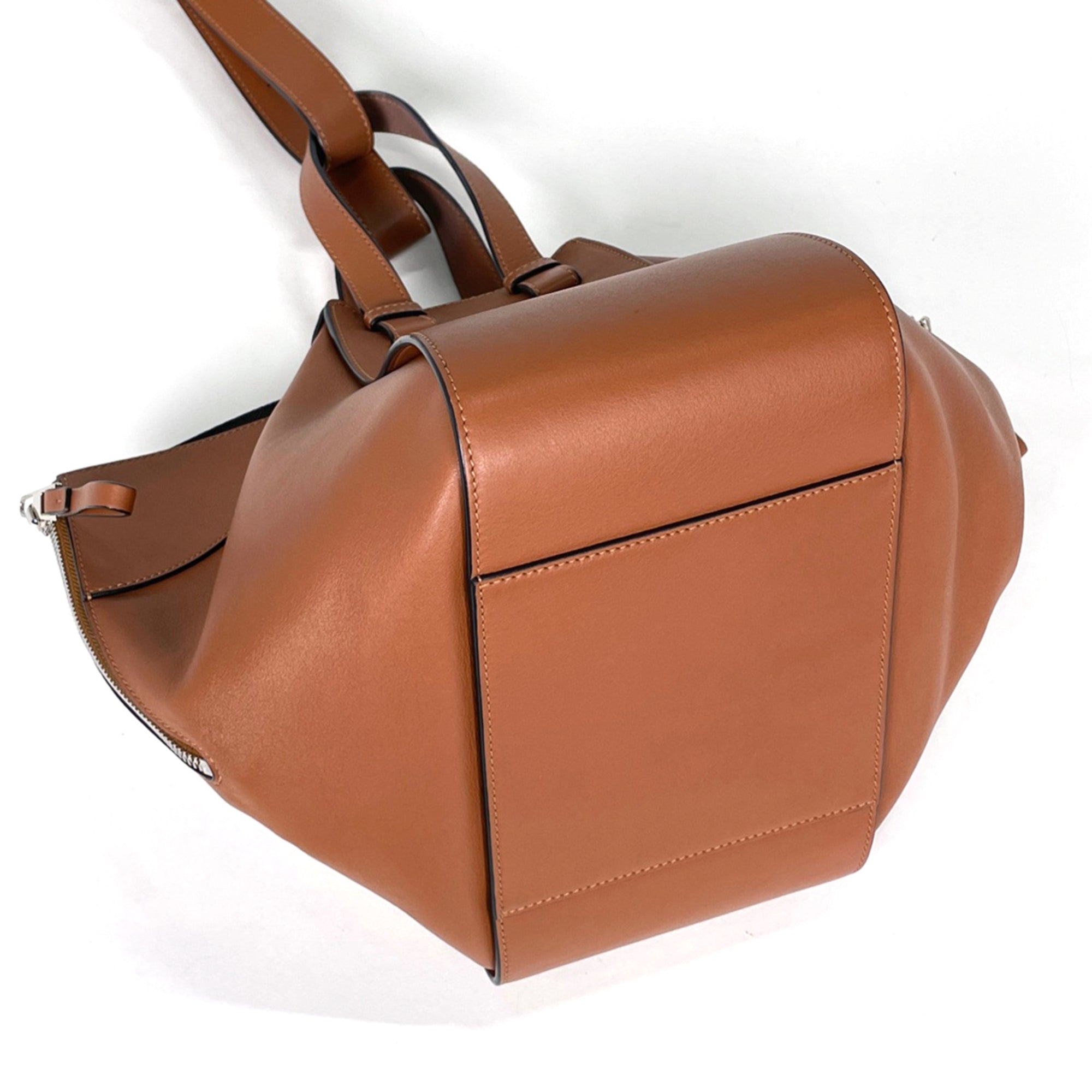 Loewe Hammock Brown Leather Handbag (Pre-Owned)
