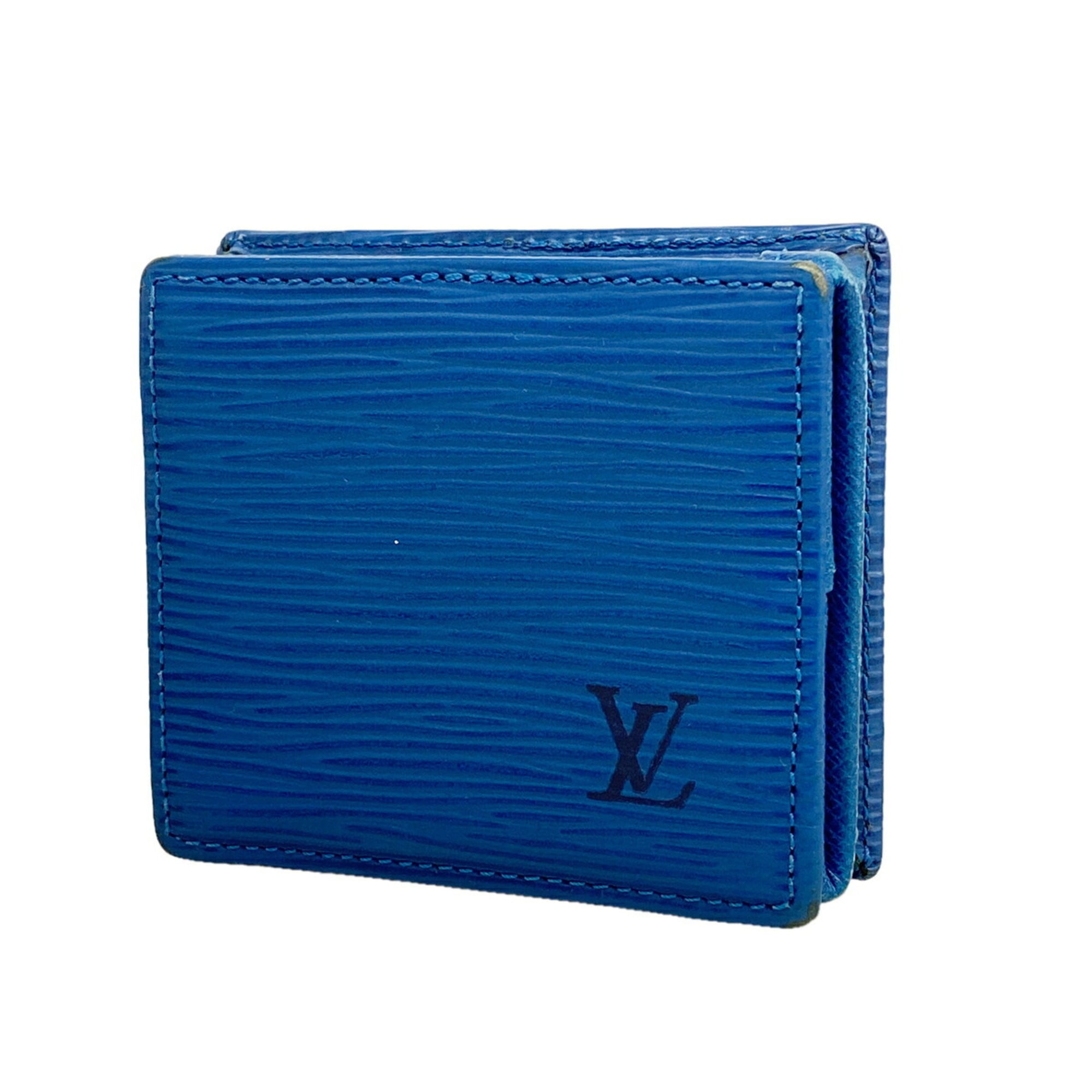 Louis Vuitton Toledo Blue Coin Purse/Coin Case (Pre-Owned)