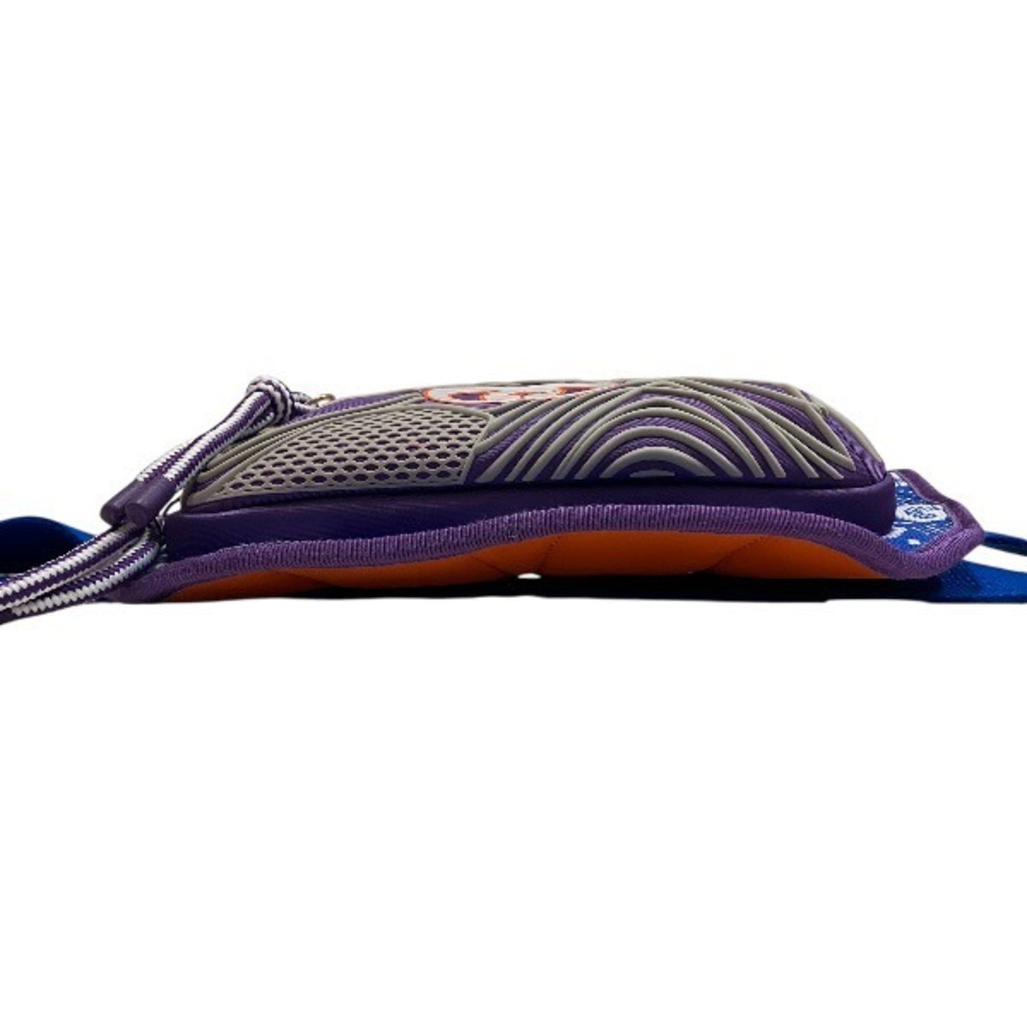 Gucci Blue Orange Purple Nylon Handbag Shoulder Bag Sling Bag (Pre-Owned)