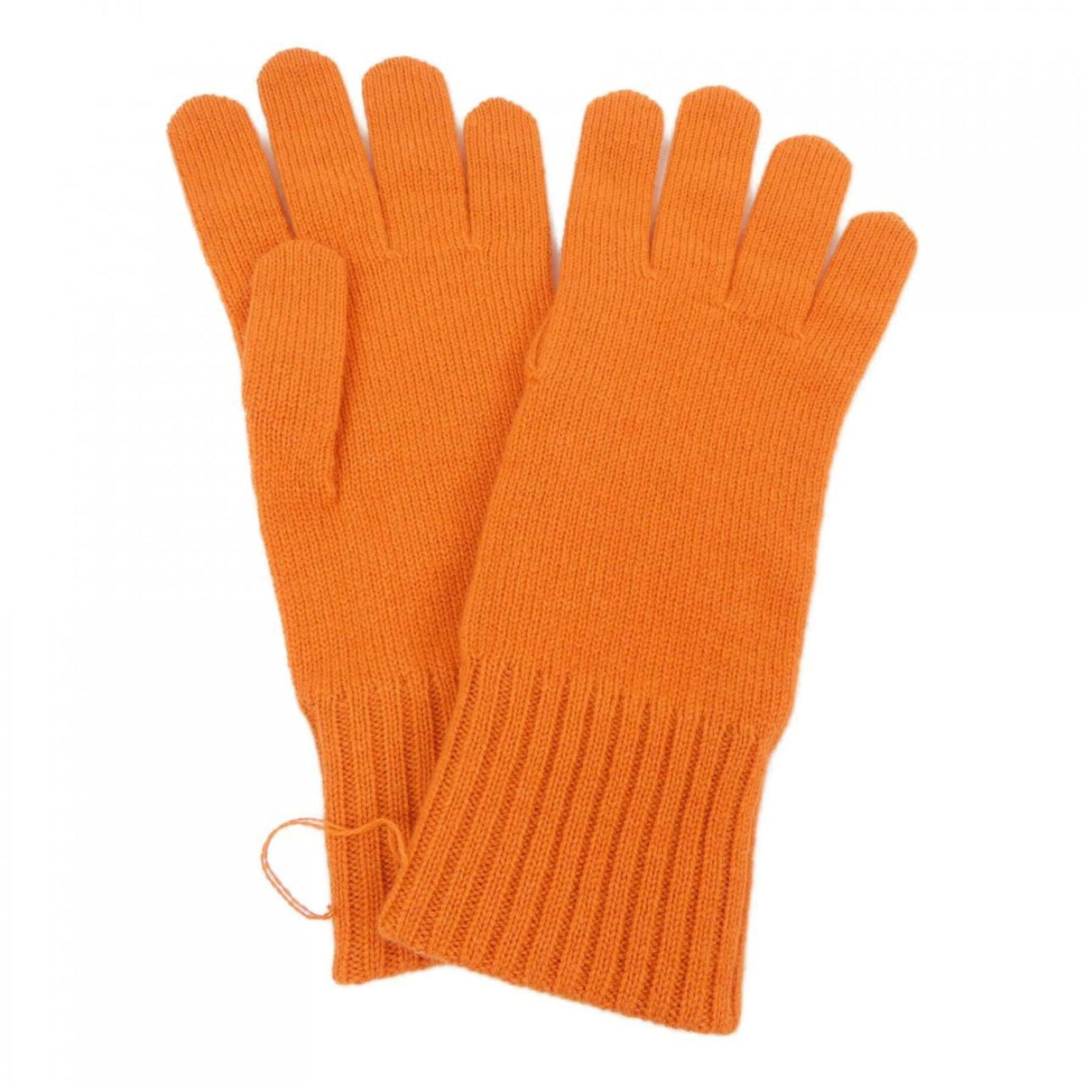 Hermes Orange Cashmere Warm Gloves (Pre-Owned)