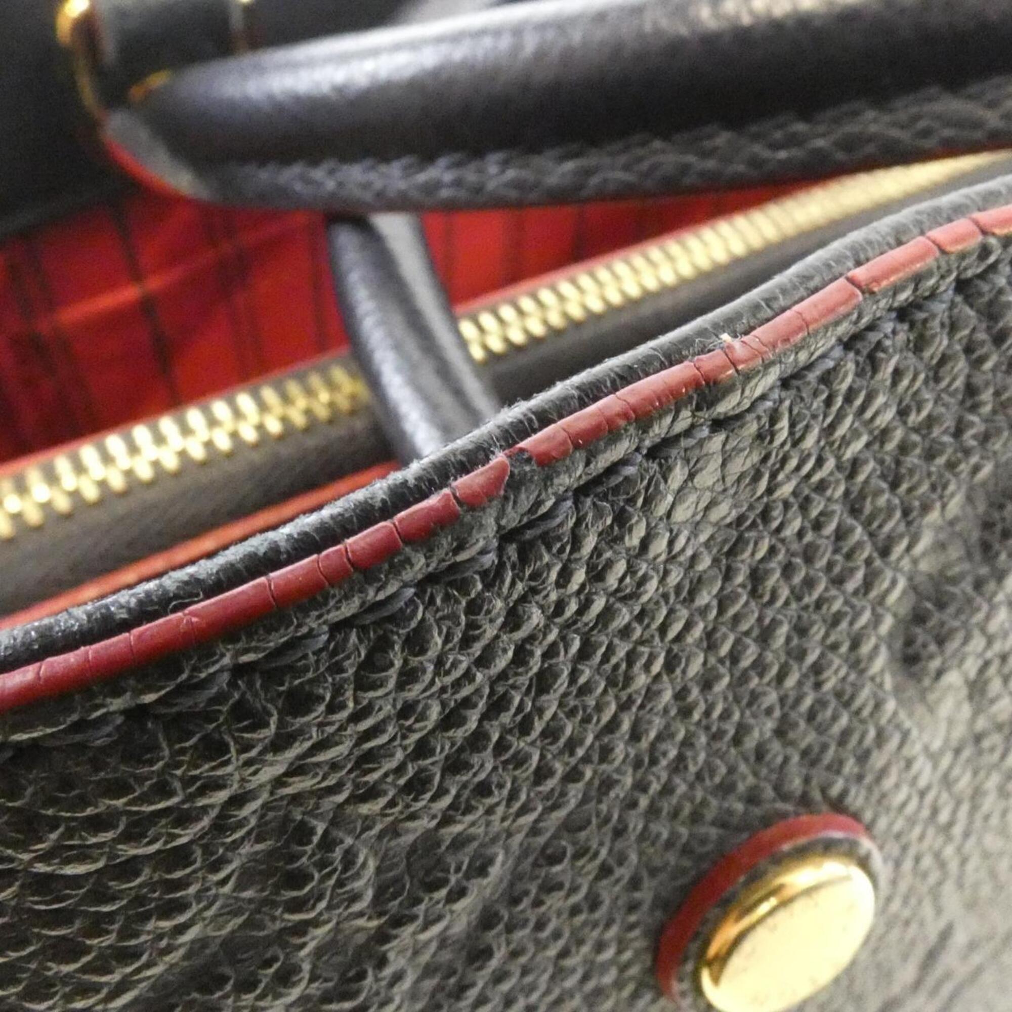 Louis Vuitton Blue Marine Rouge Leather Handbag (Pre-Owned)