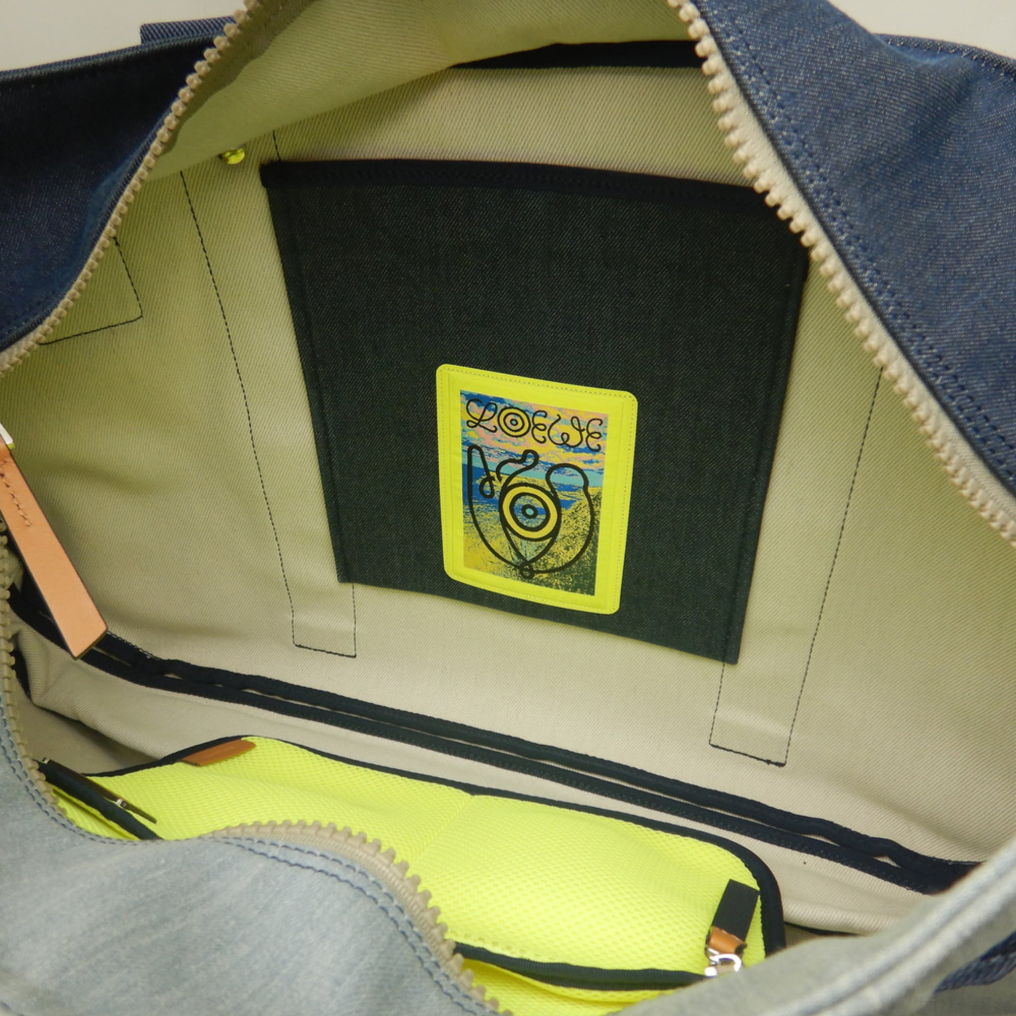 Loewe Blue Cotton Denim Tote Bag (Pre-Owned)