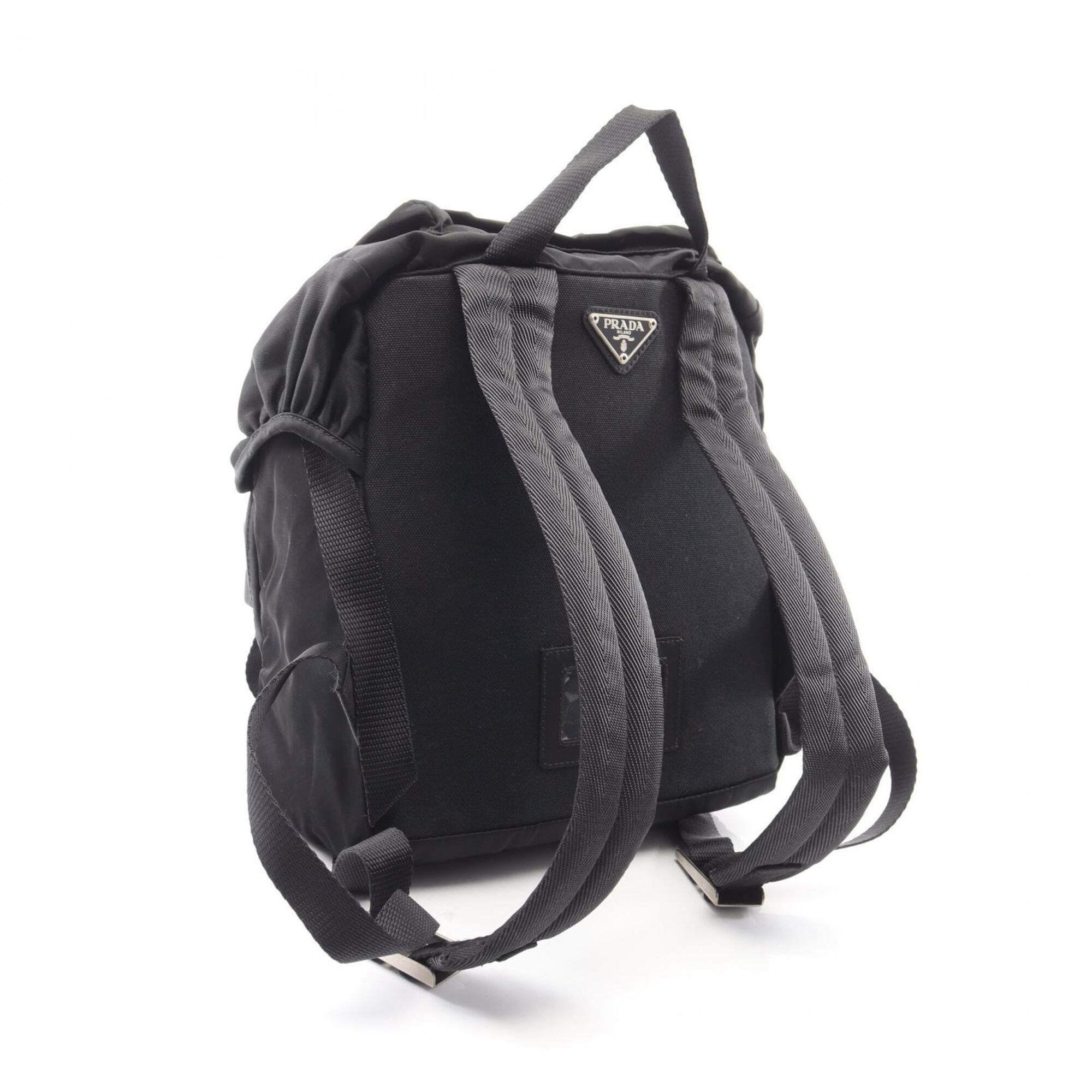 Prada Black Nylon Backpack (Pre-Owned)