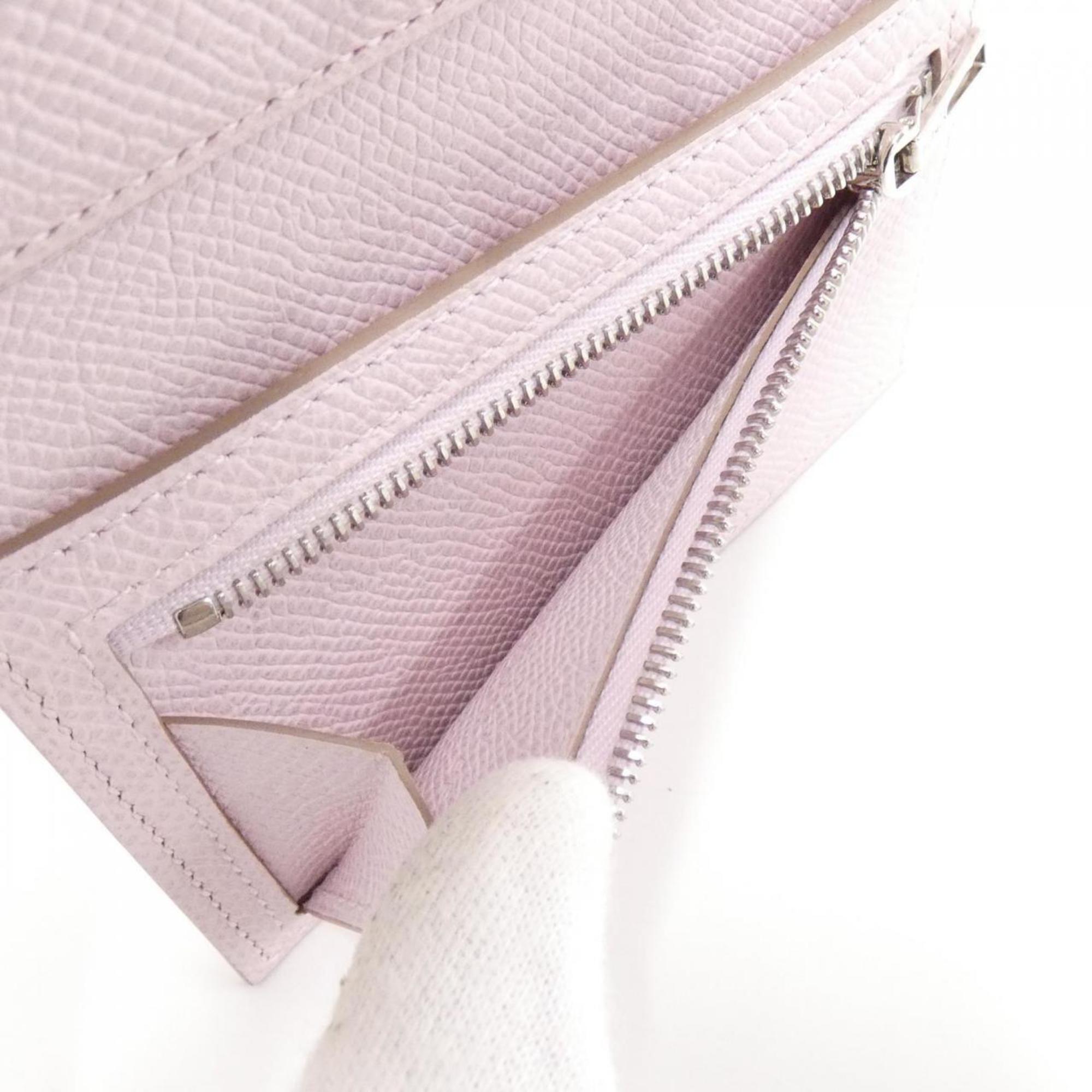 Hermes Pink Epsom Leather Wallet (Tri-Fold) (Pre-Owned)