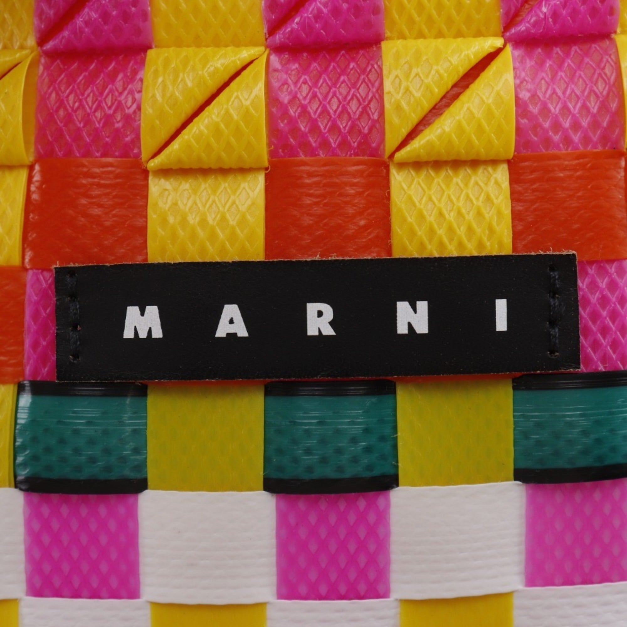 Marni Multi-Color Orange Polypropylene Handbag (Pre-Owned)