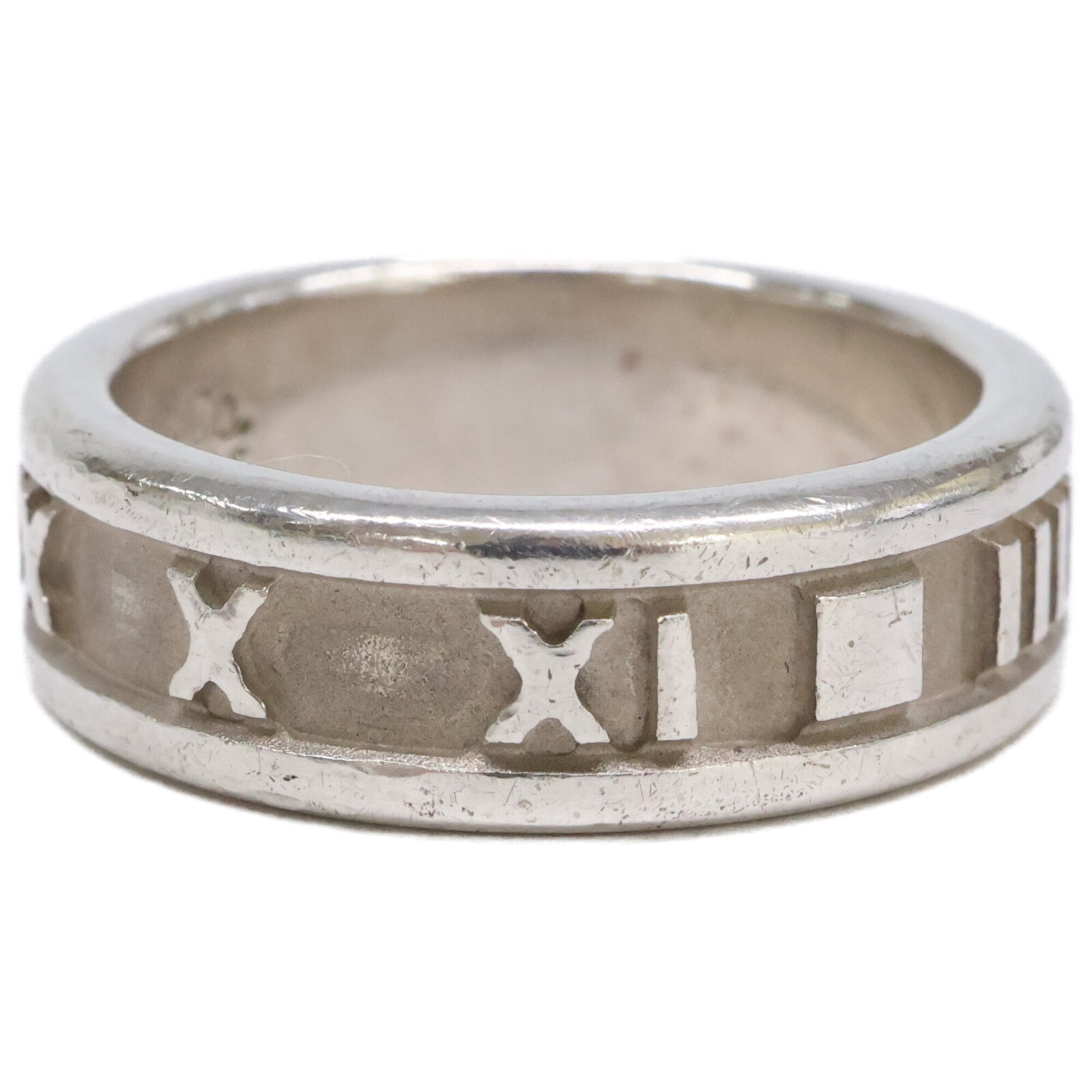 Tiffany Silver Silver 925 Band Ring (Pre-Owned)