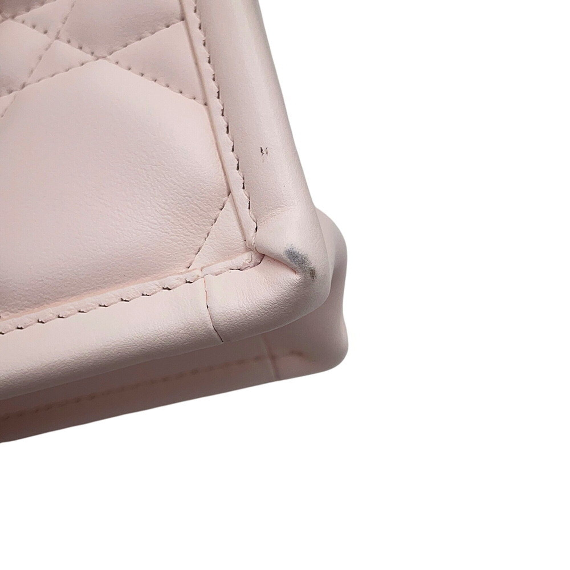 Christian Dior Pink Leather Handbag (Pre-Owned)