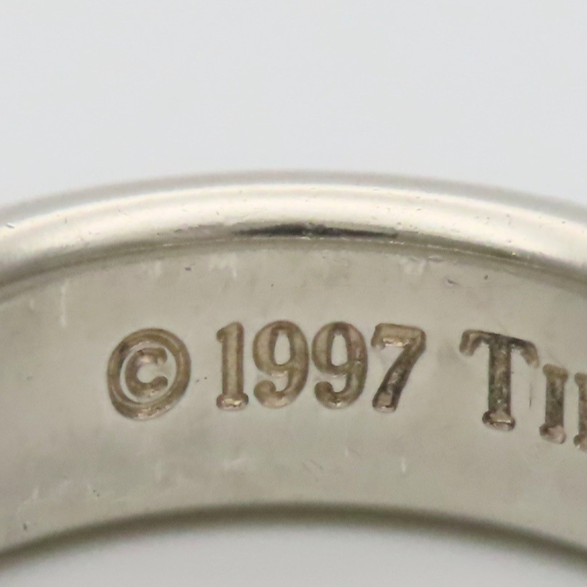 Tiffany Silver Silver 925 Band Ring (Pre-Owned)