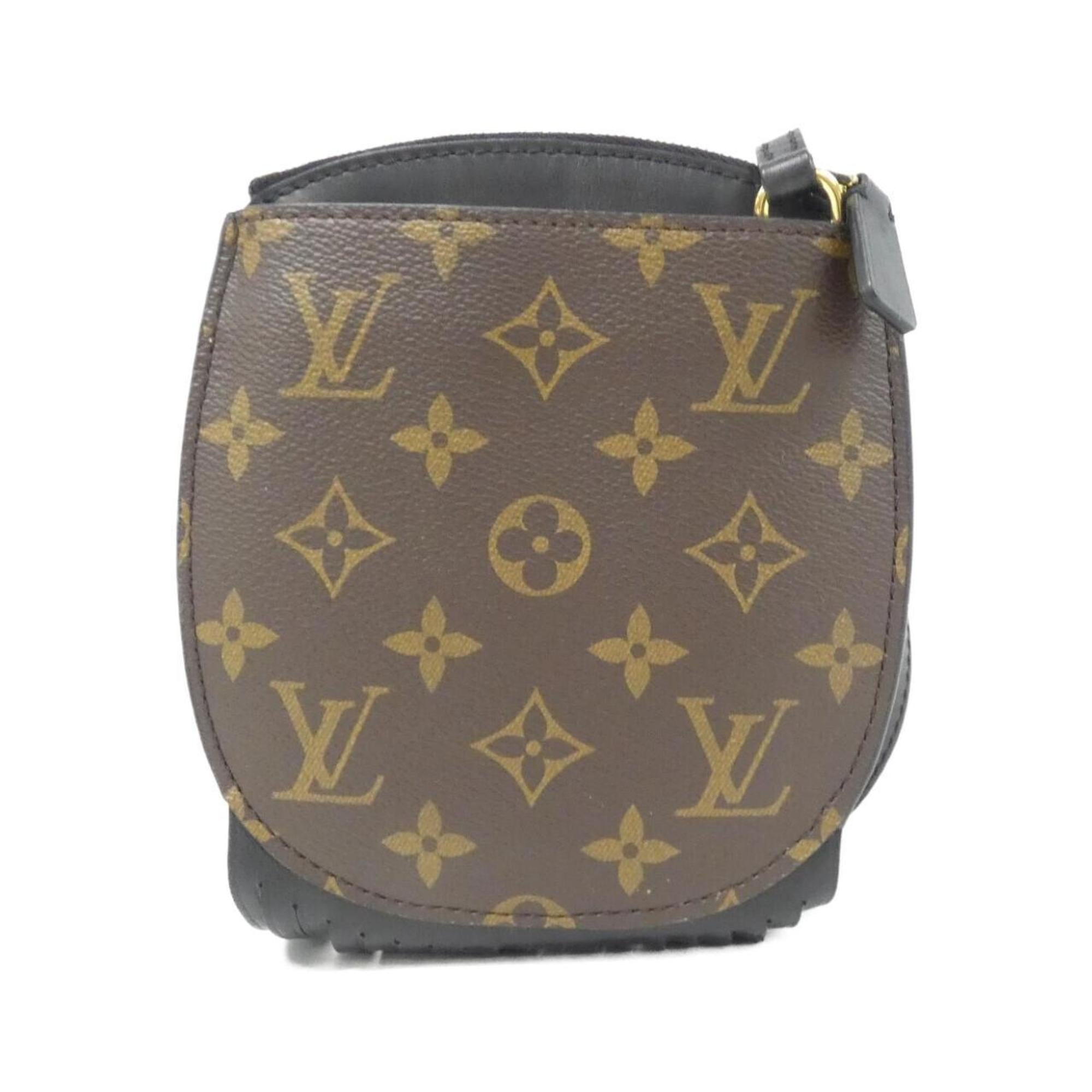 Louis Vuitton Monogram Marron Coated Canvas Shoulder Bag (Pre-Owned)