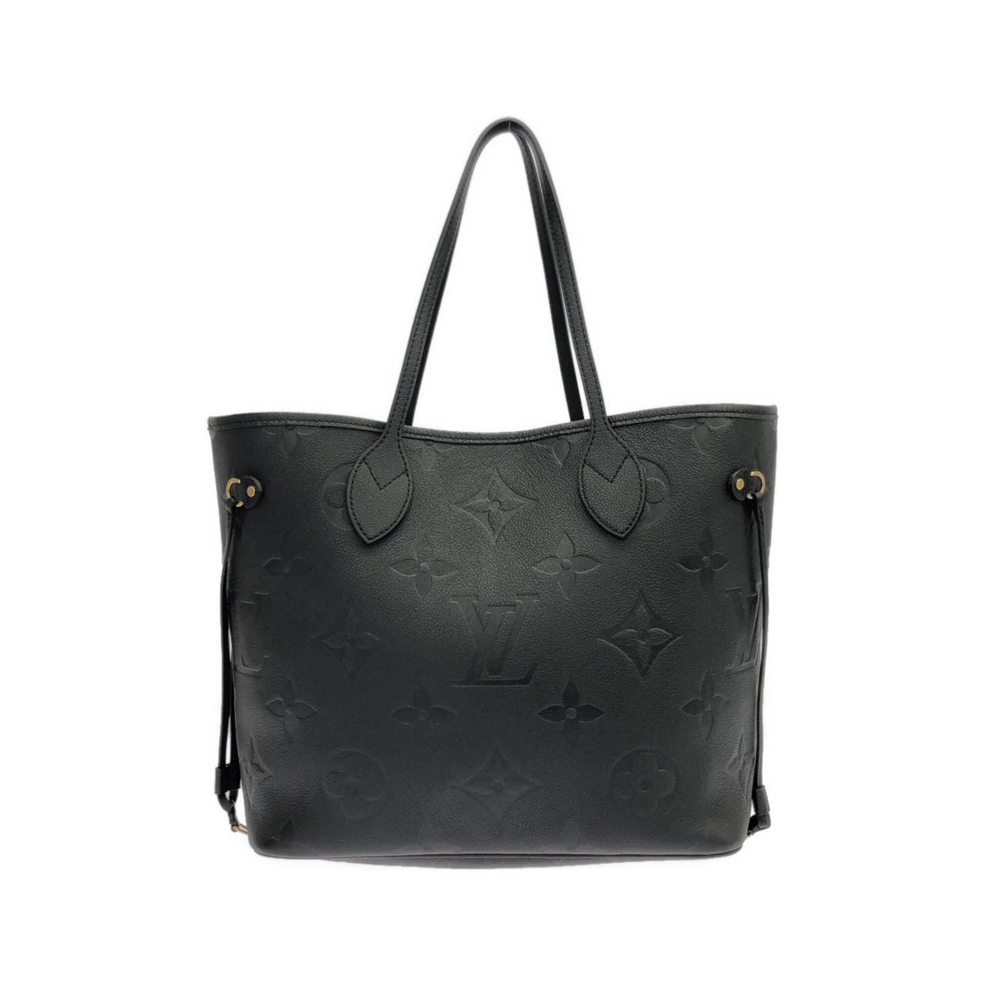 Louis Vuitton Black Leather Handbag Pouch (Pre-Owned)