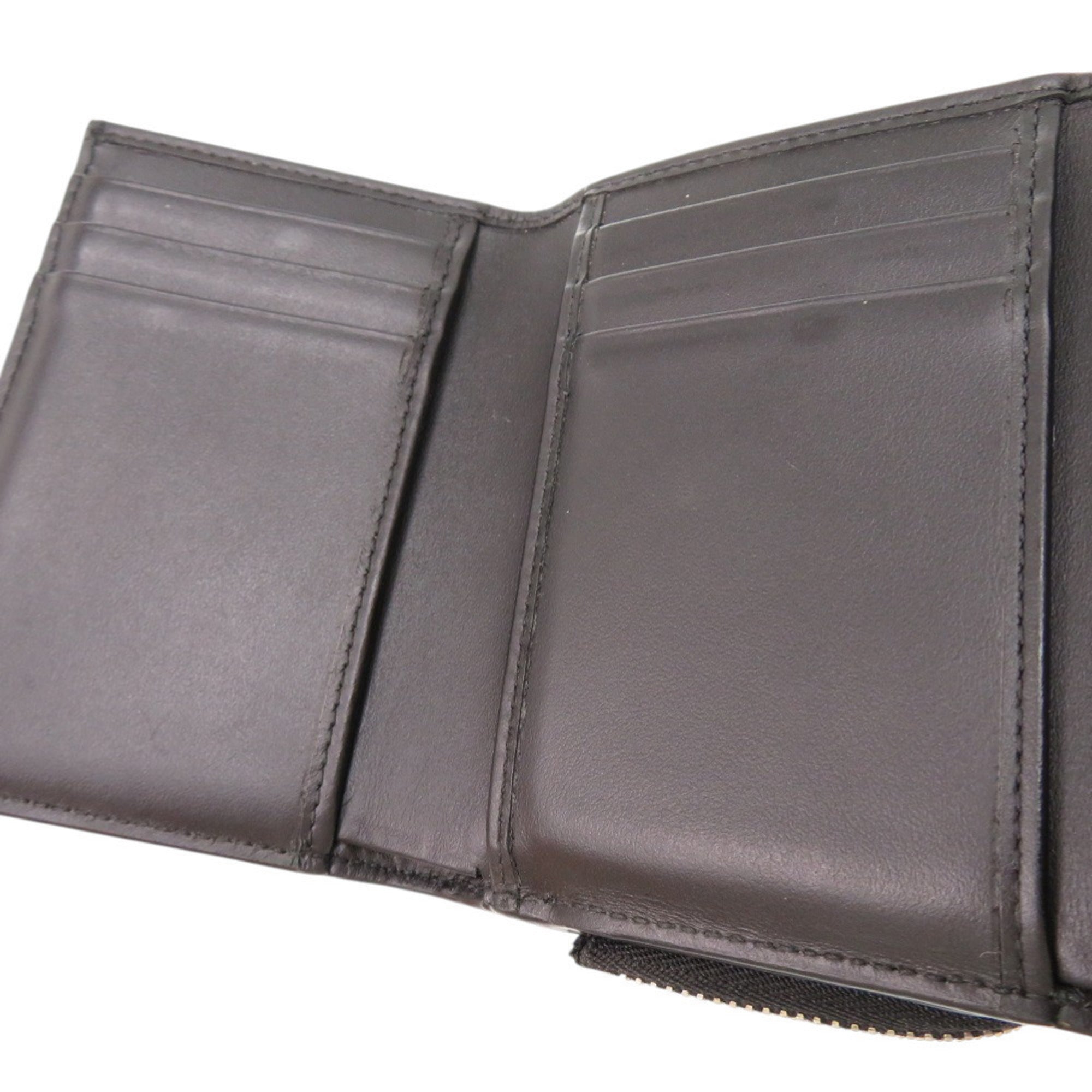 Dolce & Gabbana Black Leather Wallet (Tri-Fold) (Pre-Owned)