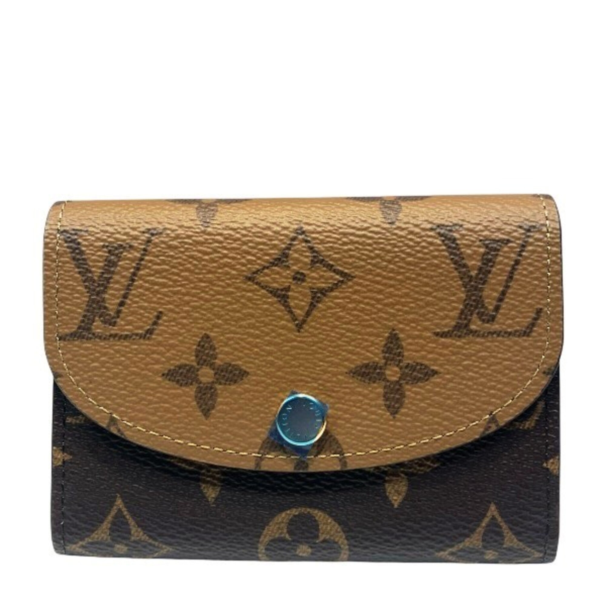 Louis Vuitton Brown Monogram Coin Purse/Coin Case (Pre-Owned)