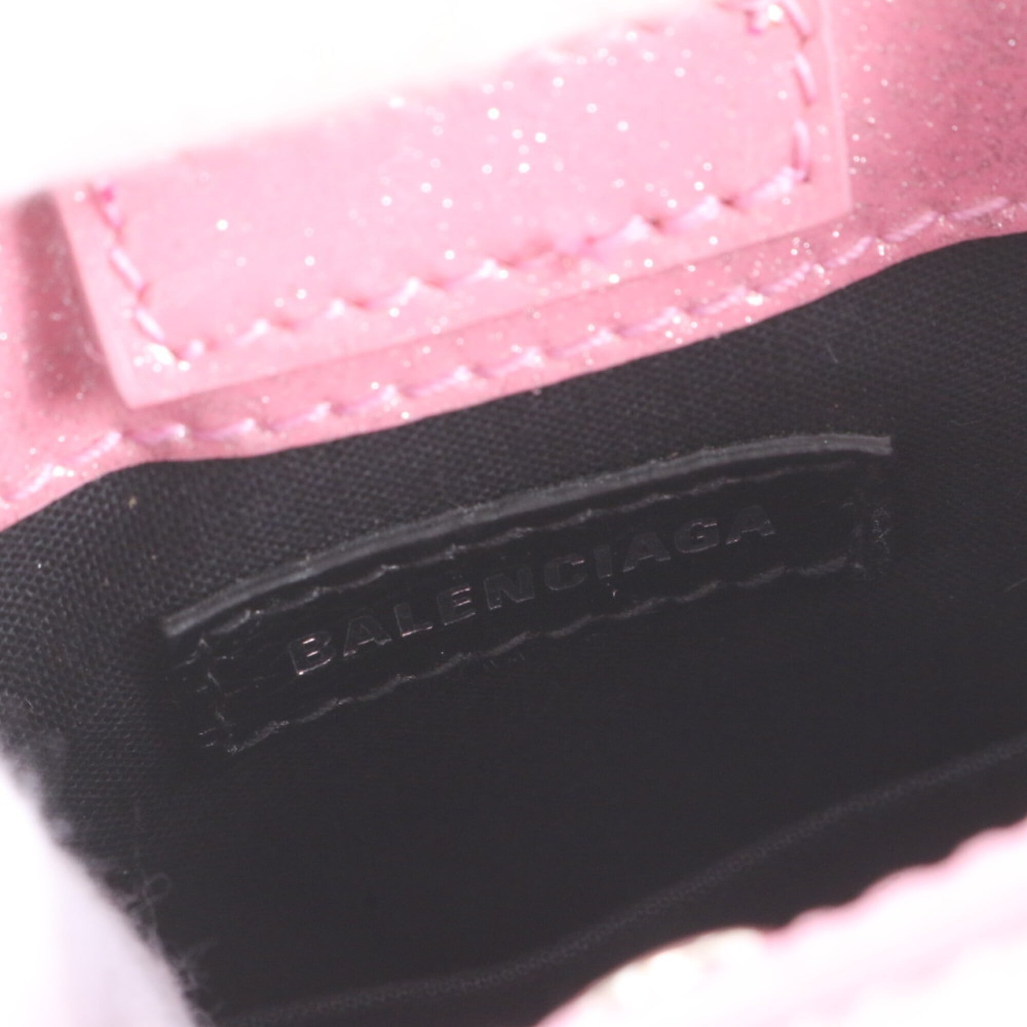 Balenciaga Pink Leather Crossbody Bag Shoulder Bag (Pre-Owned)