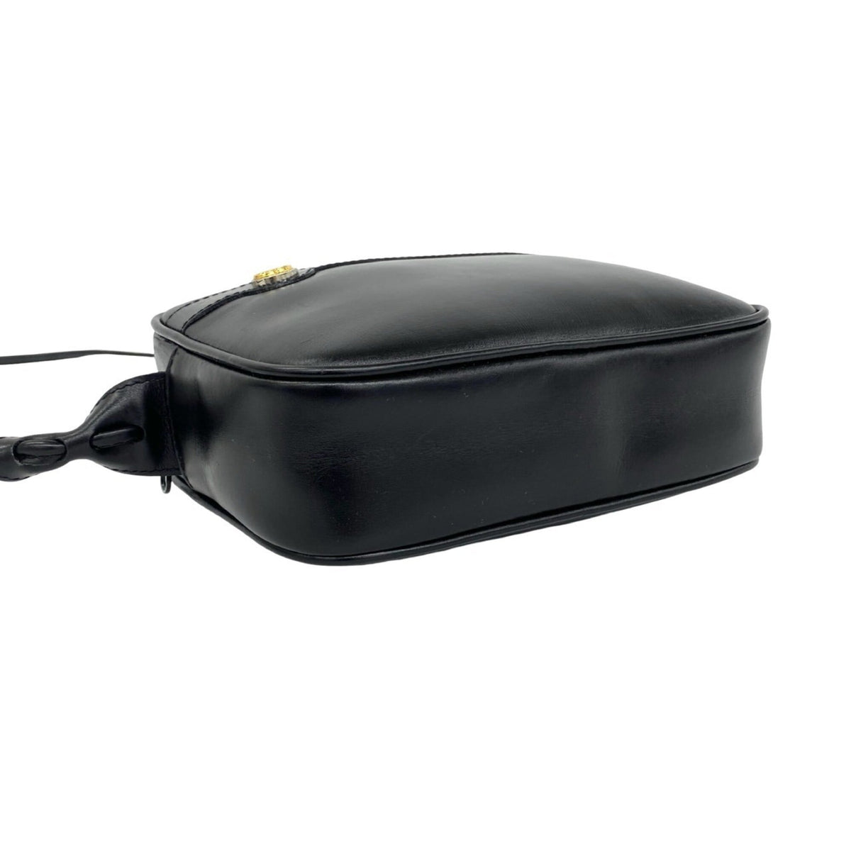 Gucci Black Leather Pochette Shoulder Bag (Pre-Owned)