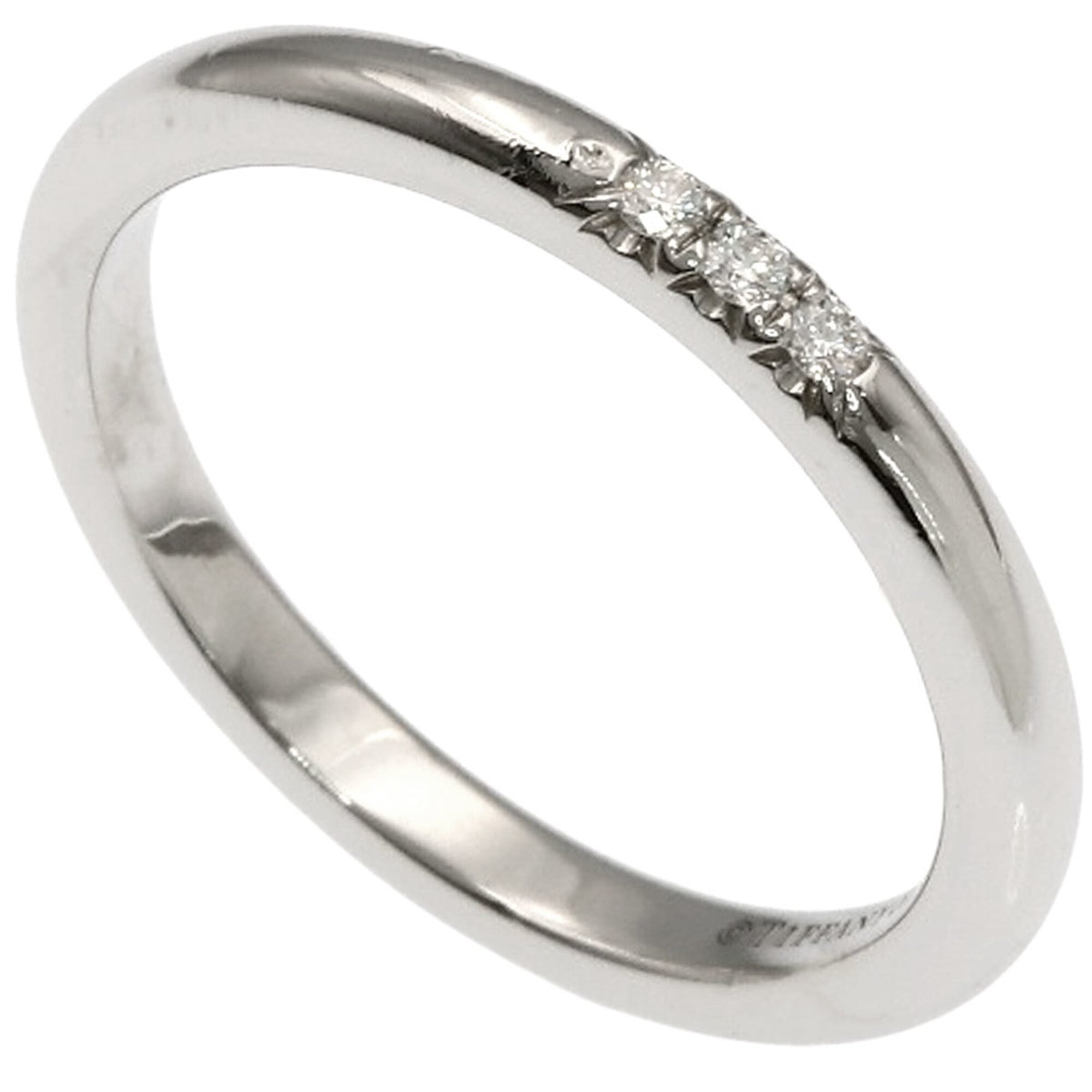 Tiffany Platinum 950 Band Ring (Pre-Owned)