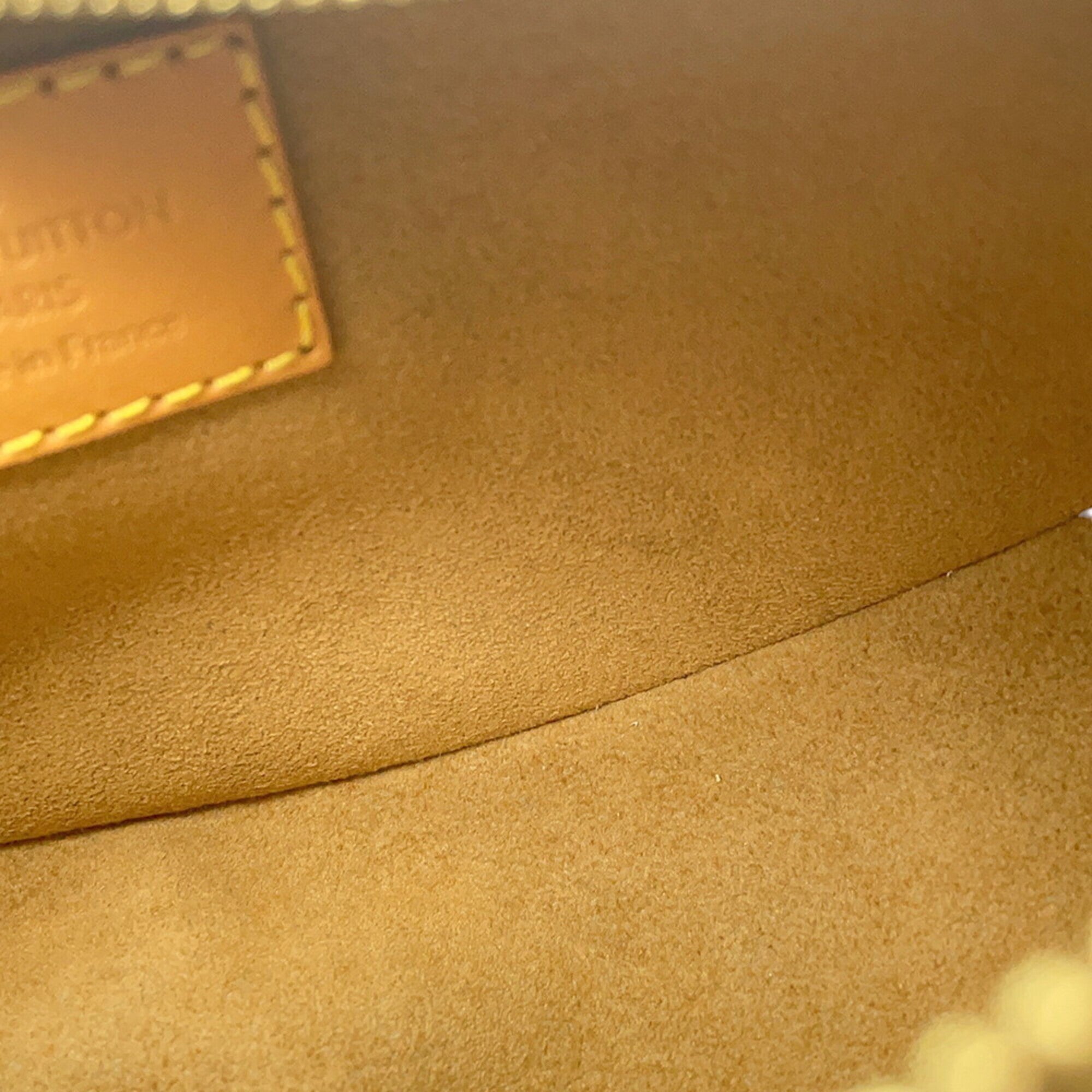 Louis Vuitton Monogram Beige Monogram Handbag Shoulder Bag (Pre-Owned)