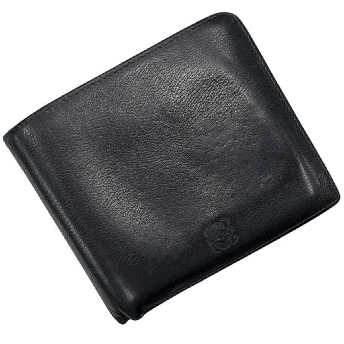 Loewe Black Leather Wallet (Bi-Fold) (Pre-Owned)