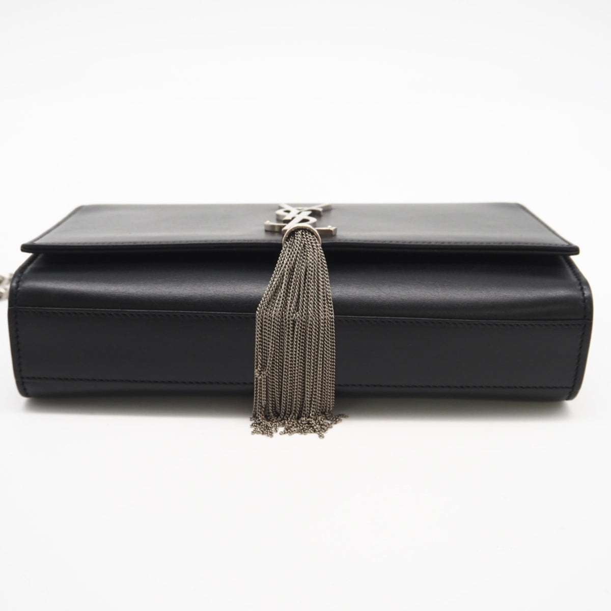 Saint Laurent Black Leather Shoulder Bag (Pre-Owned)
