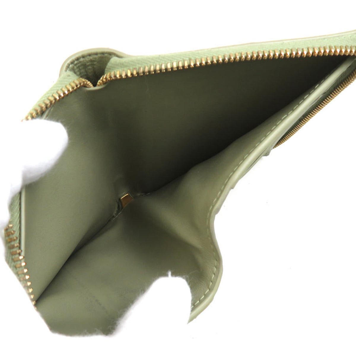 Bottega Veneta Green Leather Wallet (Bi-Fold) (Pre-Owned)