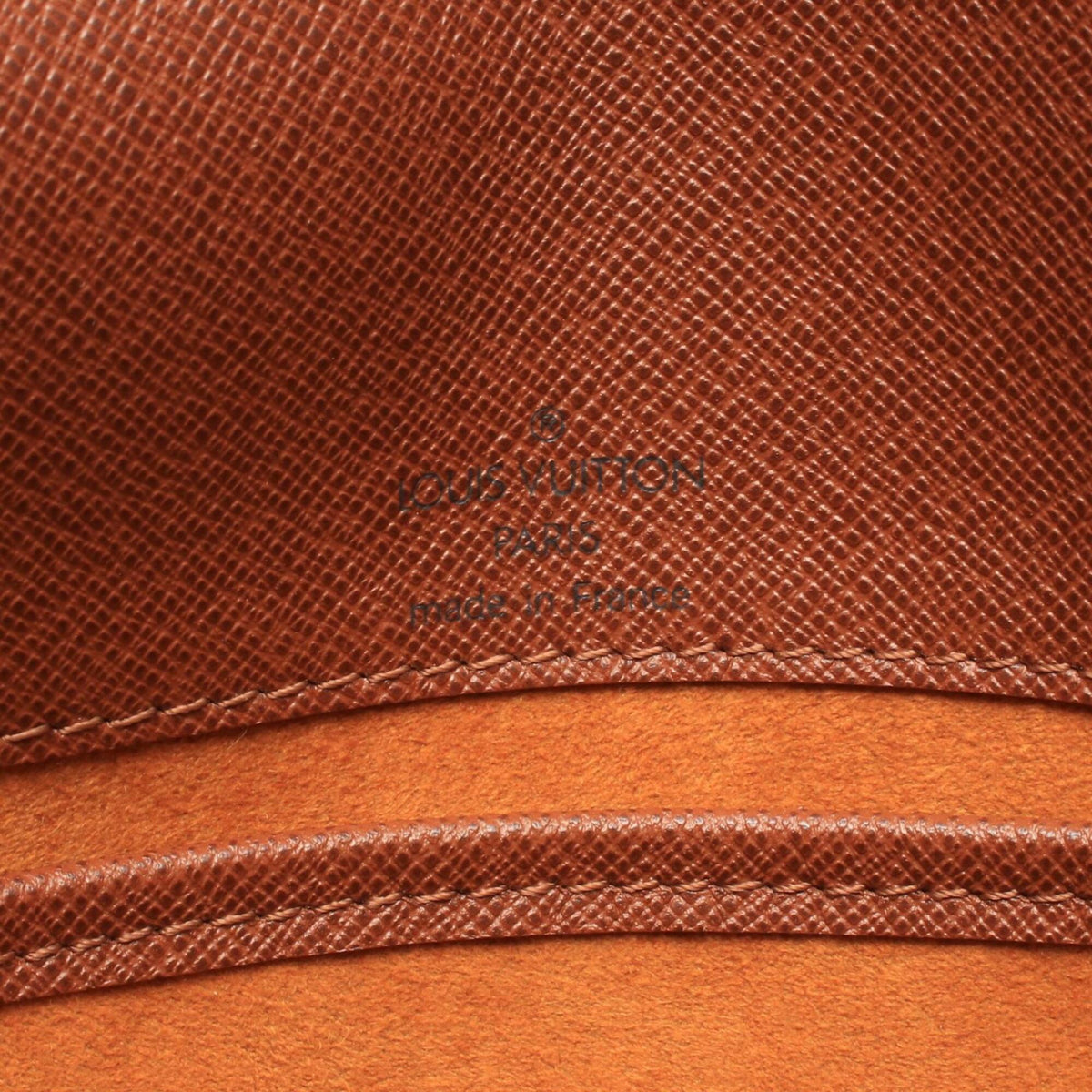 Louis Vuitton Brown Monogram Coated Canvas Leather Handbag Shoulder Bag (Pre-Owned)