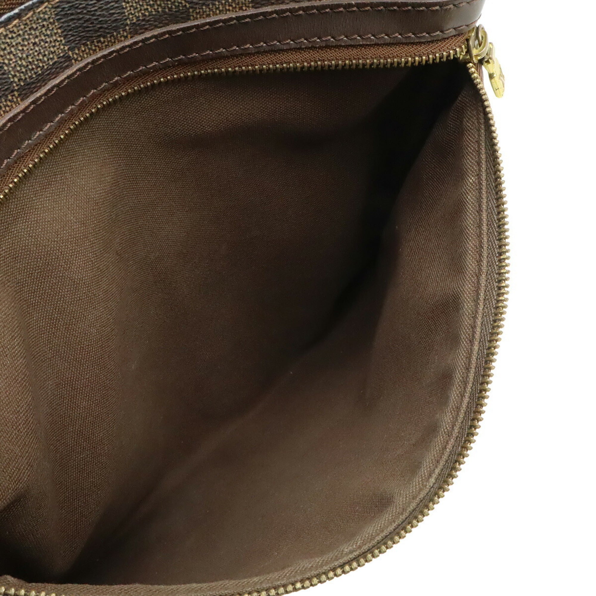 Louis Vuitton Brown Pvc Coated Canvas Pochette Shoulder Bag (Pre-Owned)