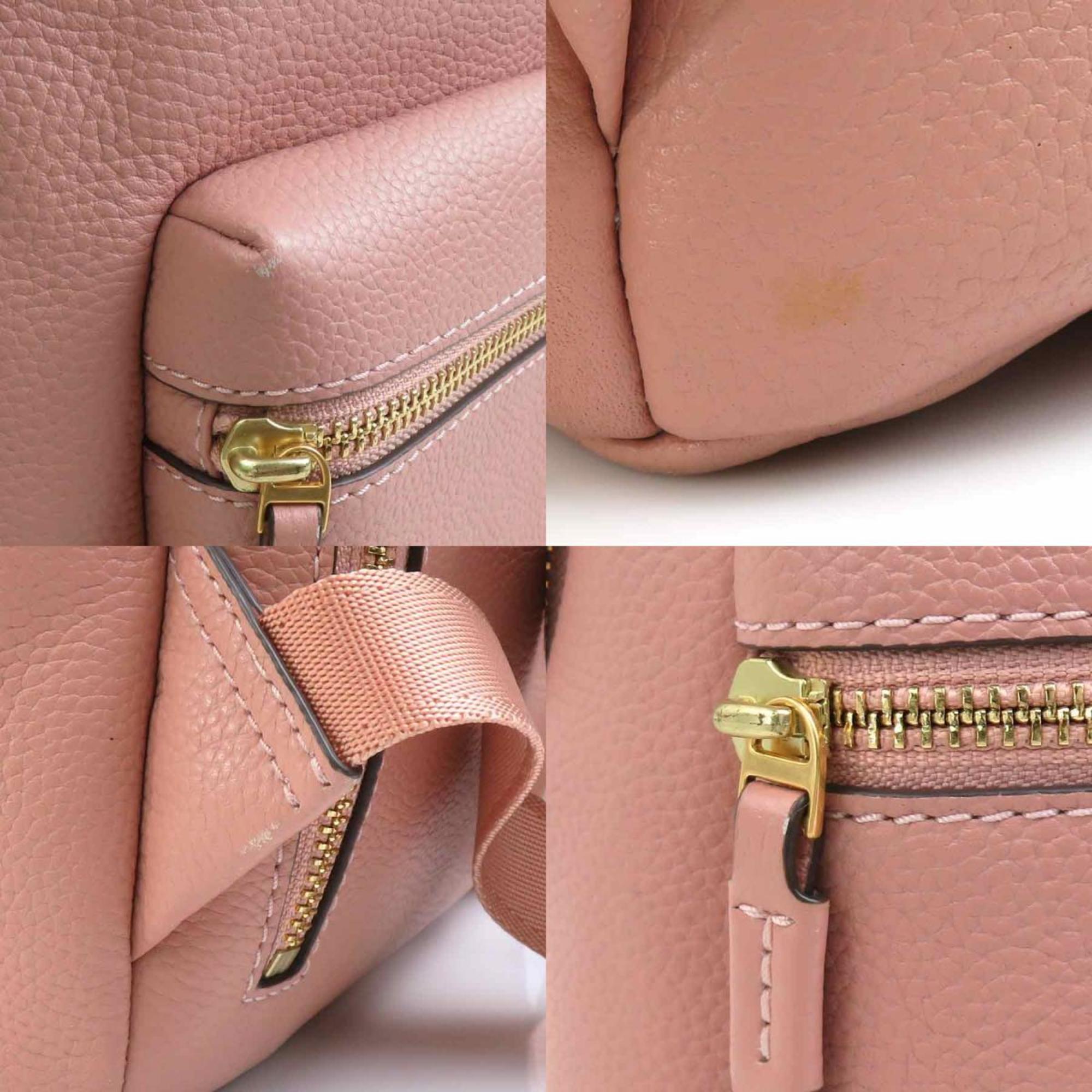 Tory Burch Pink Leather Backpack (Pre-Owned)