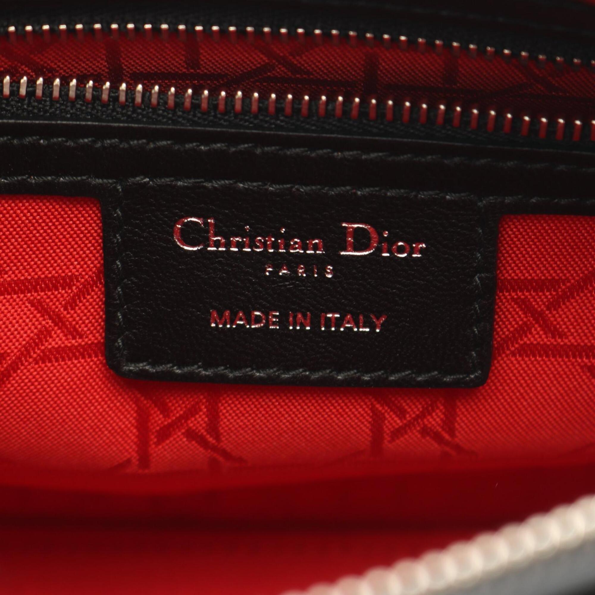 Christian Dior Black Leather Handbag (Pre-Owned)