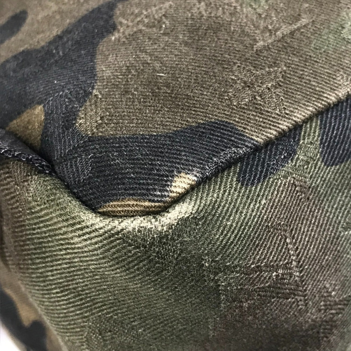 Louis Vuitton Camouflage Green Canvas Backpack (Pre-Owned)