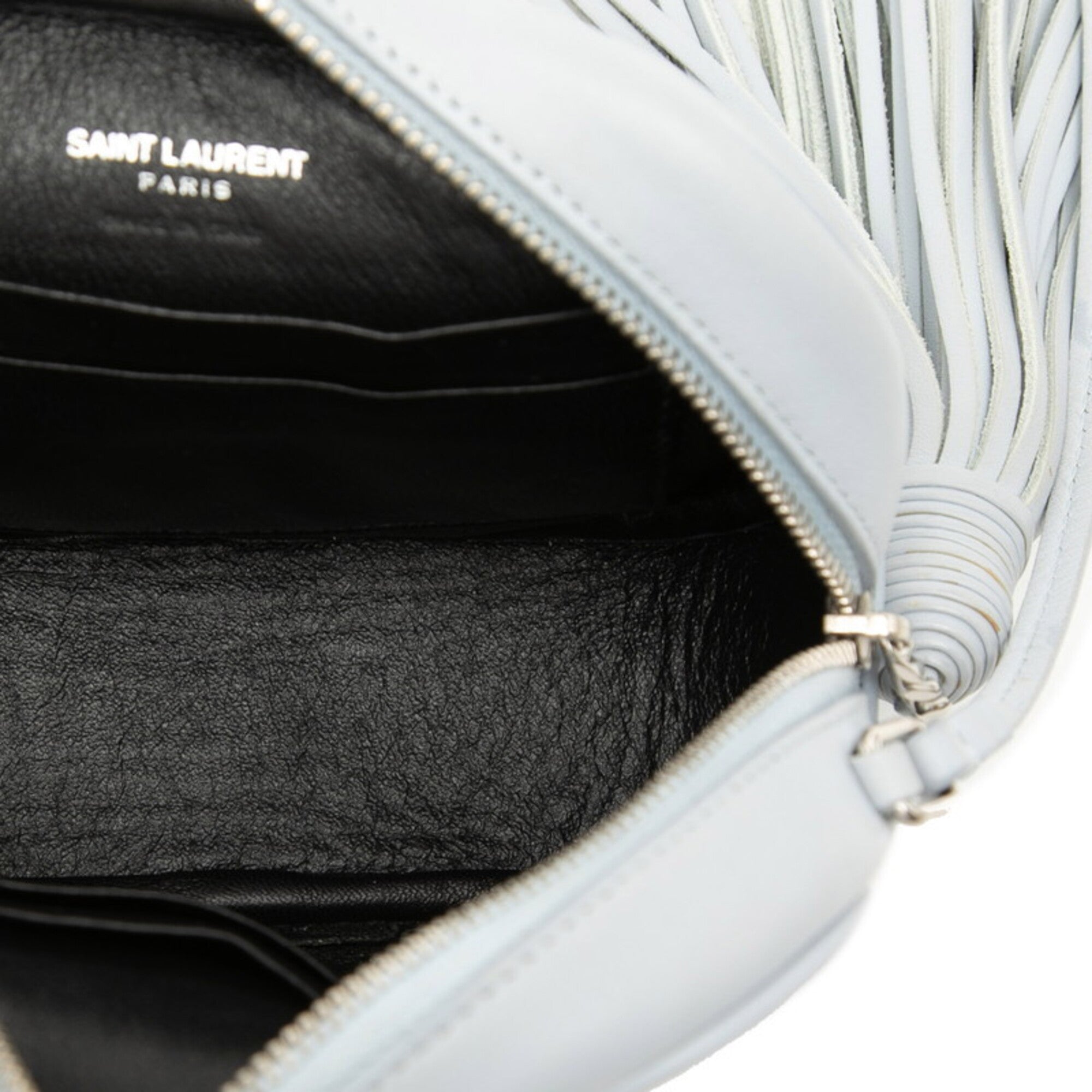 Saint Laurent Blue Leather Shoulder Bag (Pre-Owned)