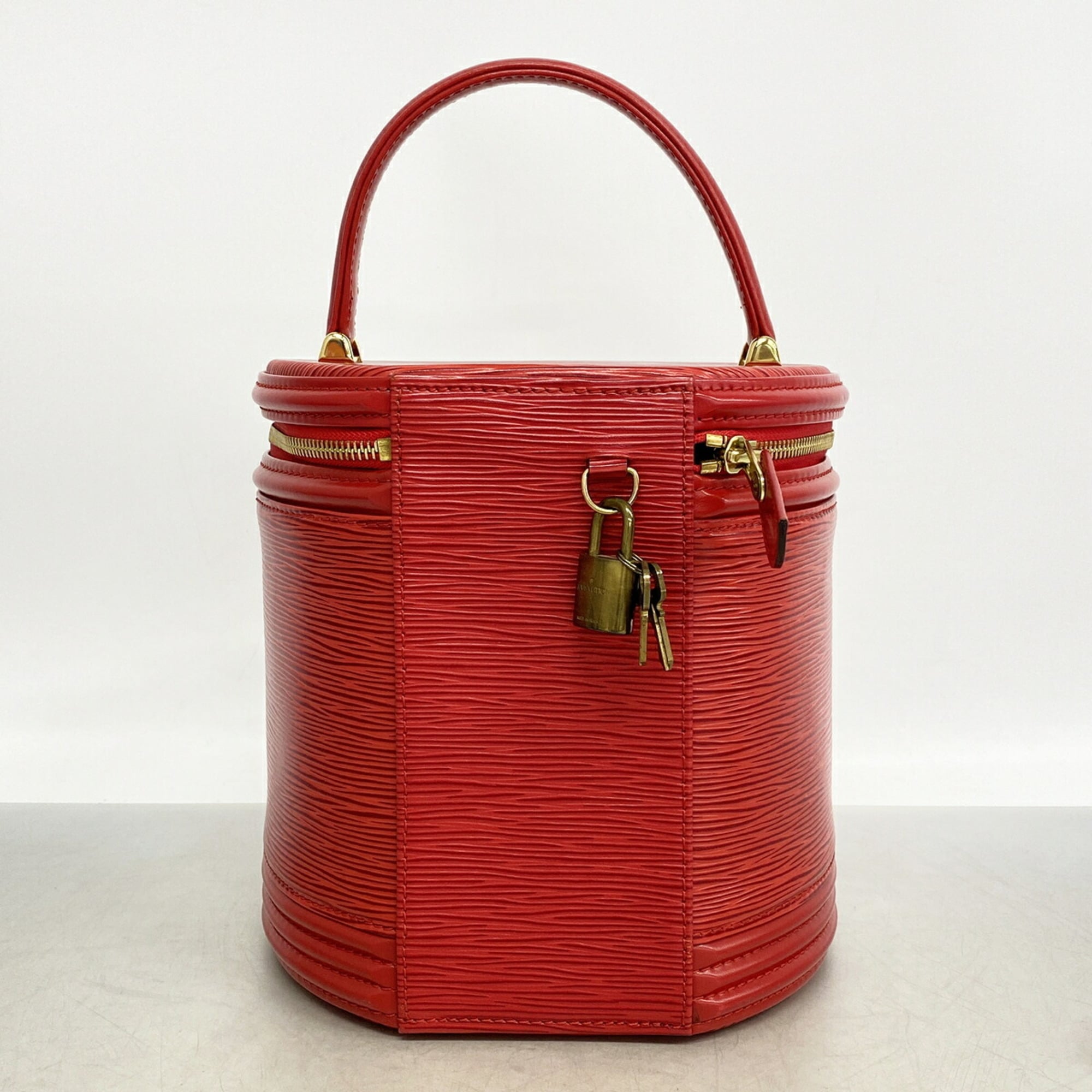 Louis Vuitton Castilian Red Handbag (Pre-Owned)