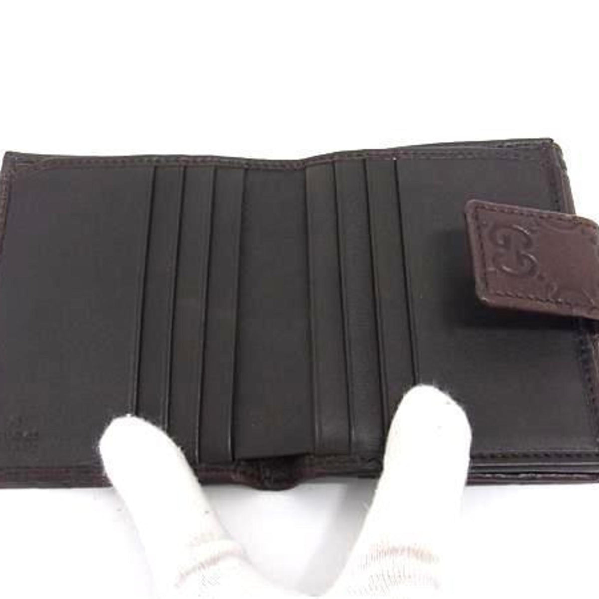 Gucci Brown Leather Wallet (Bi-Fold) (Pre-Owned)
