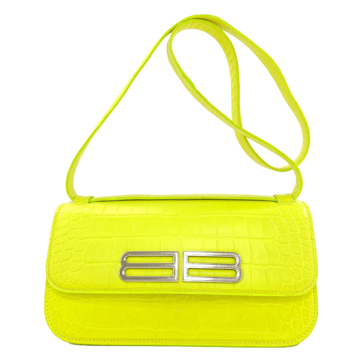 Balenciaga Yellow Leather Shoulder Bag (Pre-Owned)