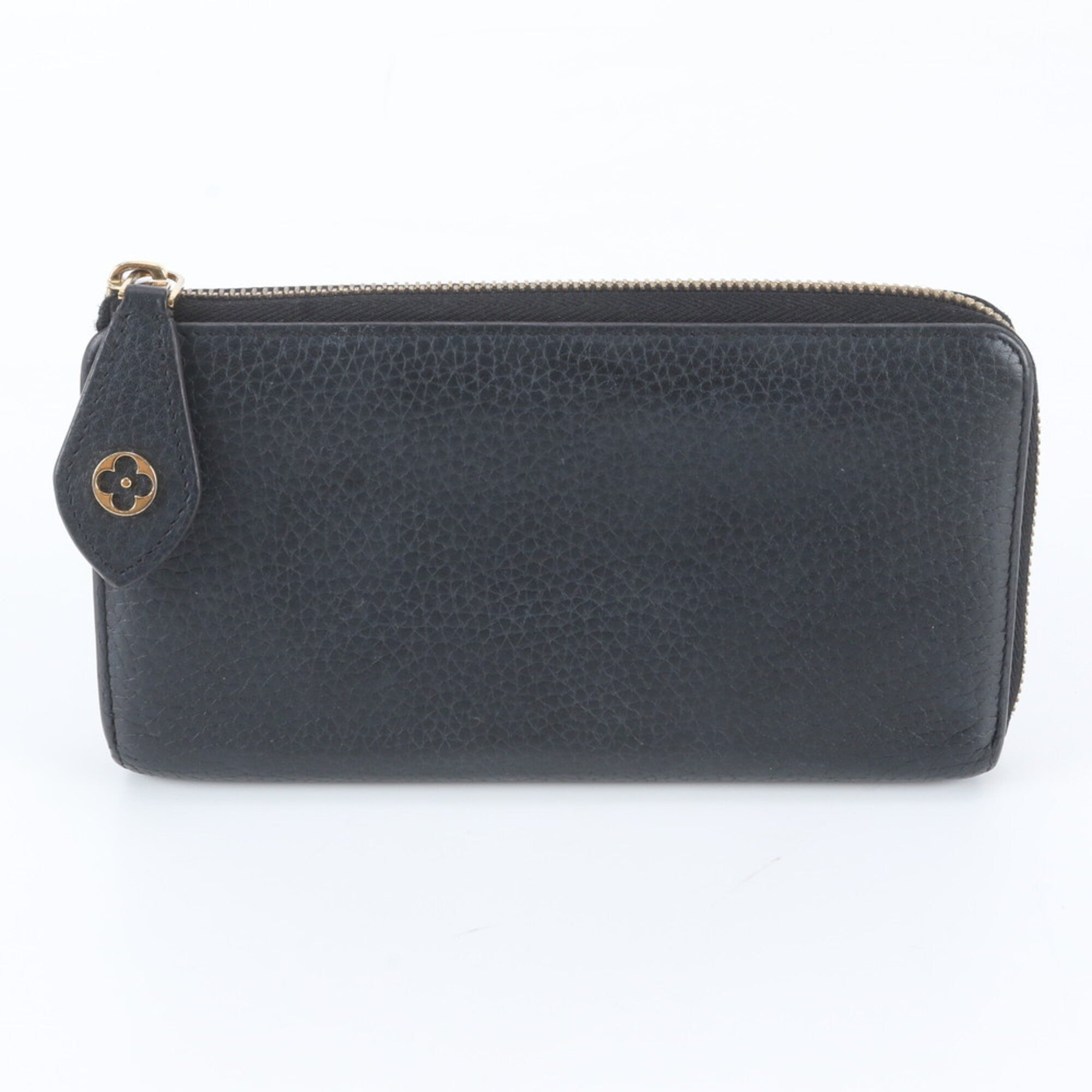 Louis Vuitton Hot Pink Noir Leather Long Wallet (Bi-Fold) (Pre-Owned)