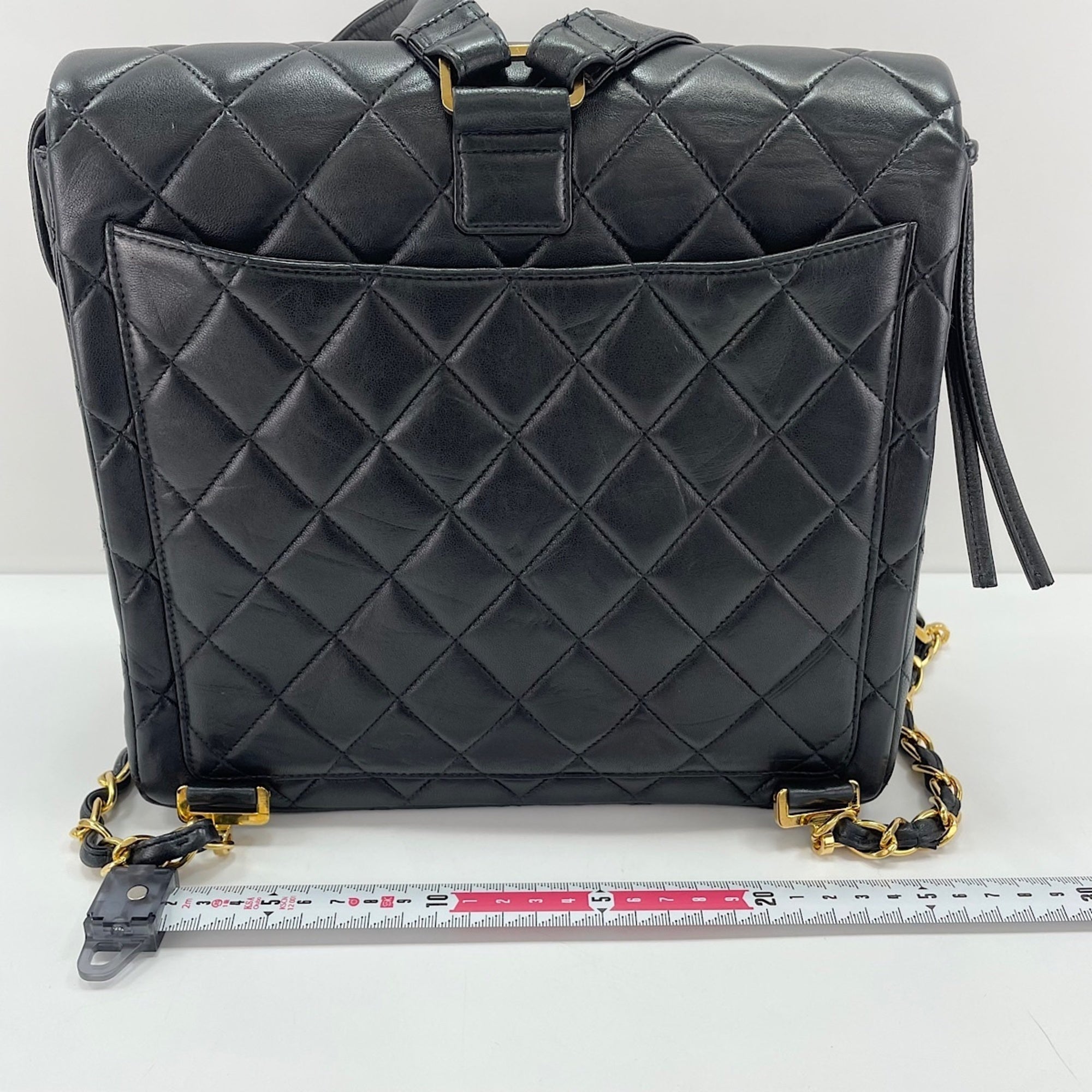 Chanel Matelasse Black Backpack (Pre-Owned)