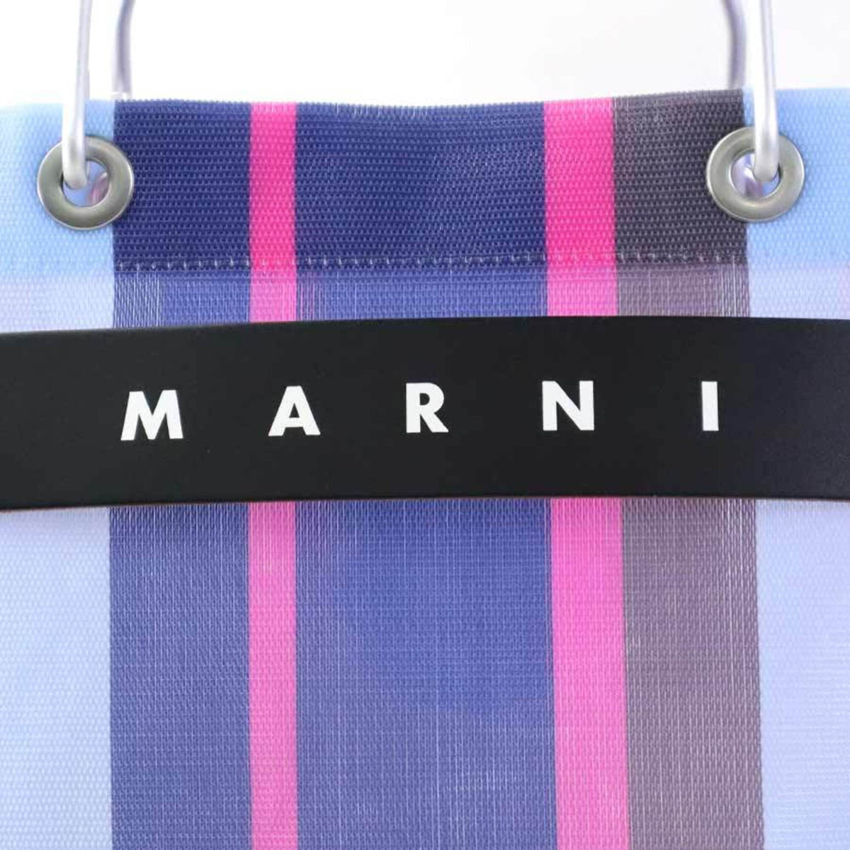 Marni Multi-Color Nylon Aluminum Leather Handbag (Pre-Owned)