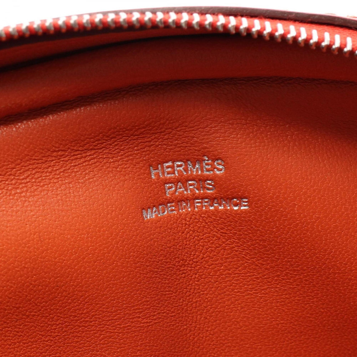Hermes Red Color Swift Leather Fanny Pack Handbag (Pre-Owned)