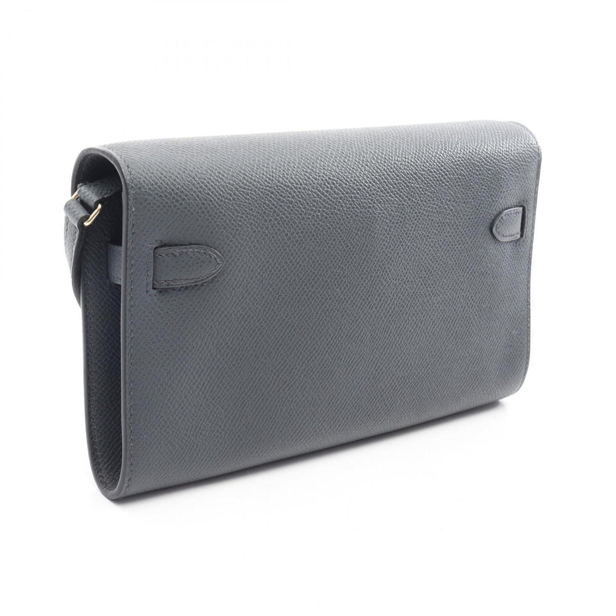 Hermes Gray Epsom Leather Handbag Shoulder Bag (Pre-Owned)
