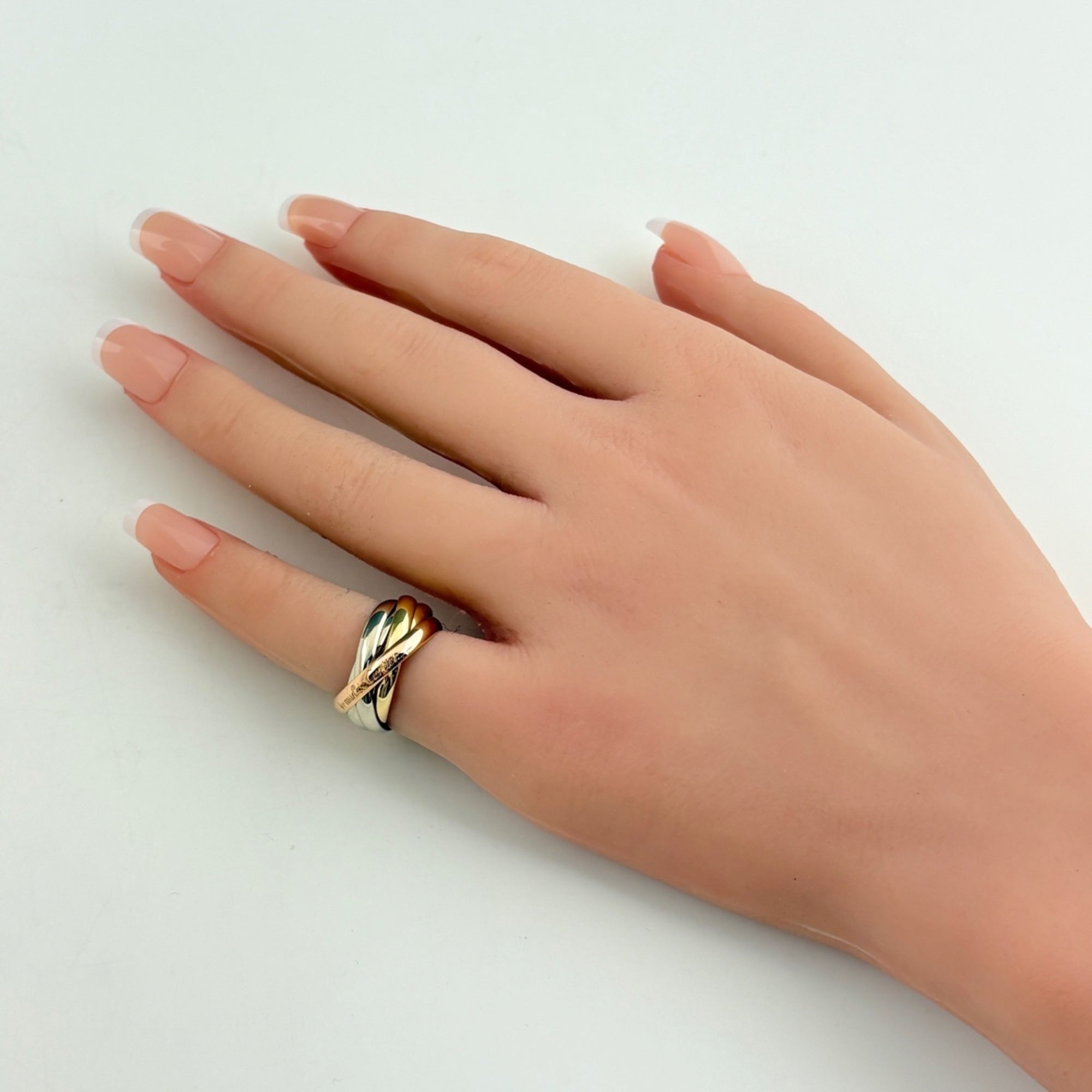 Cartier Yellow Gold (18K) Pink Gold (18K) White Gold (18K) Band Ring (Pre-Owned)