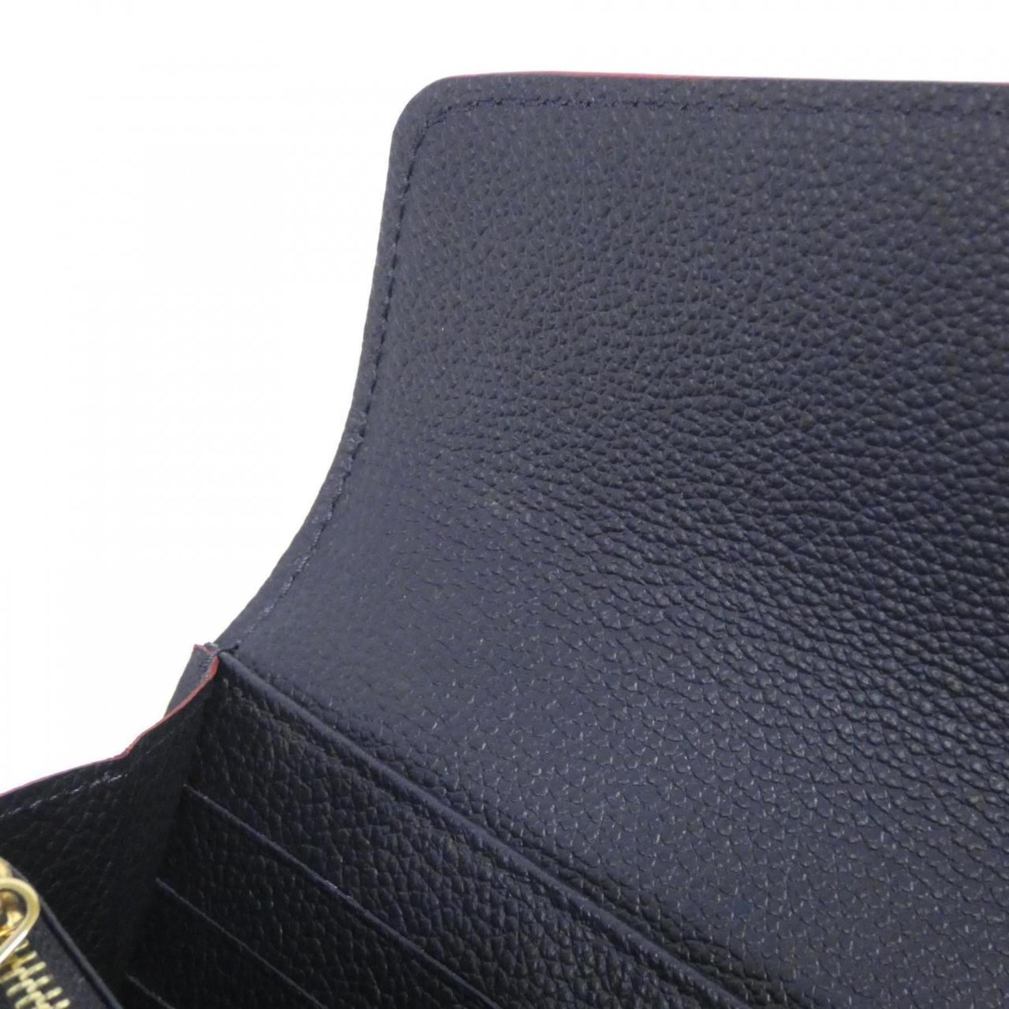 Louis Vuitton Marine Rouge Leather Long Wallet (Bi-Fold) (Pre-Owned)
