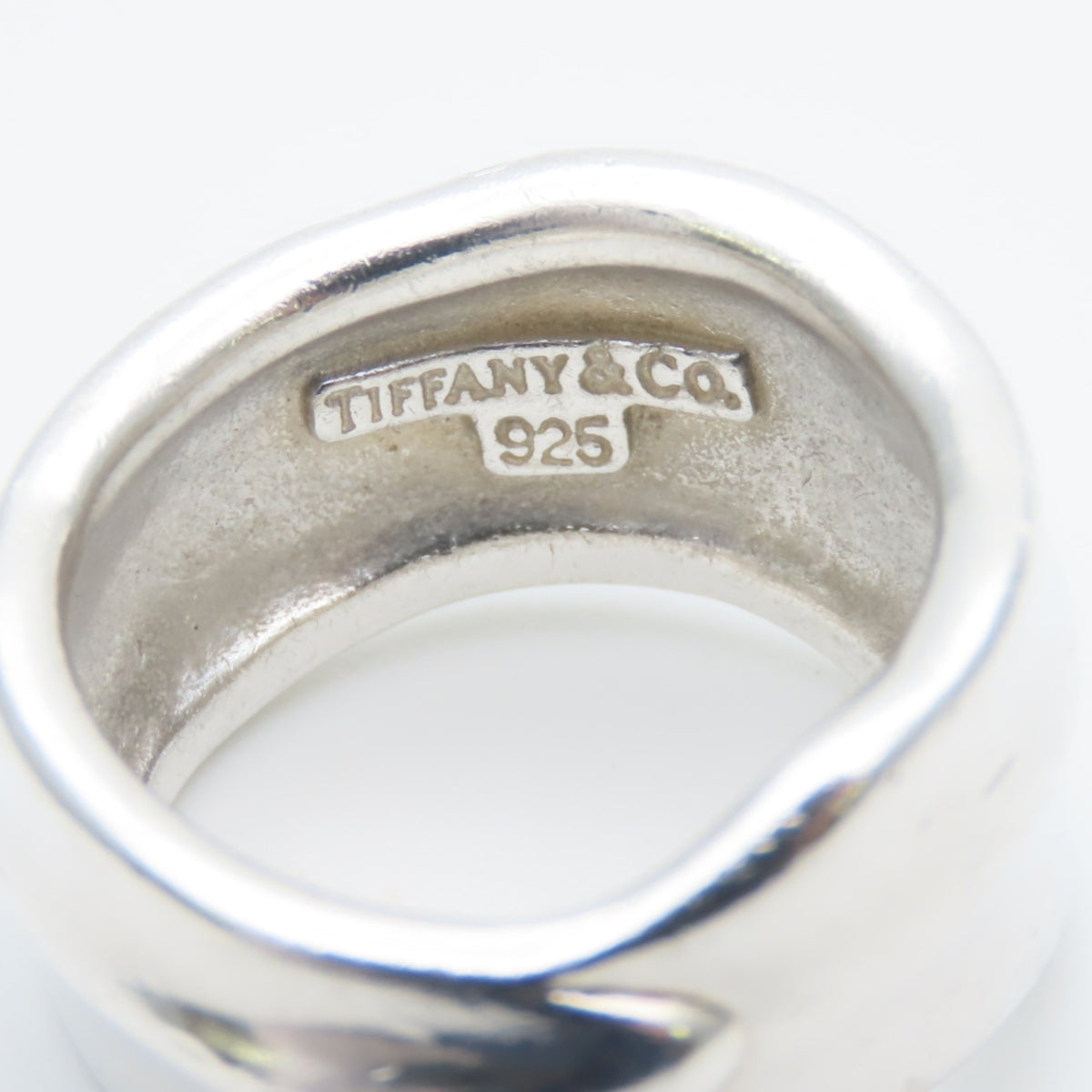 Tiffany Silver Silver 925 Band Ring (Pre-Owned)