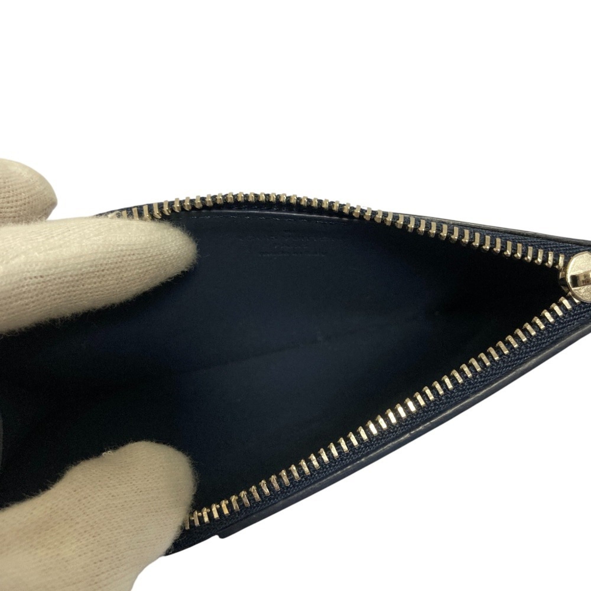 Louis Vuitton Navy Coin Purse/Coin Case (Pre-Owned)