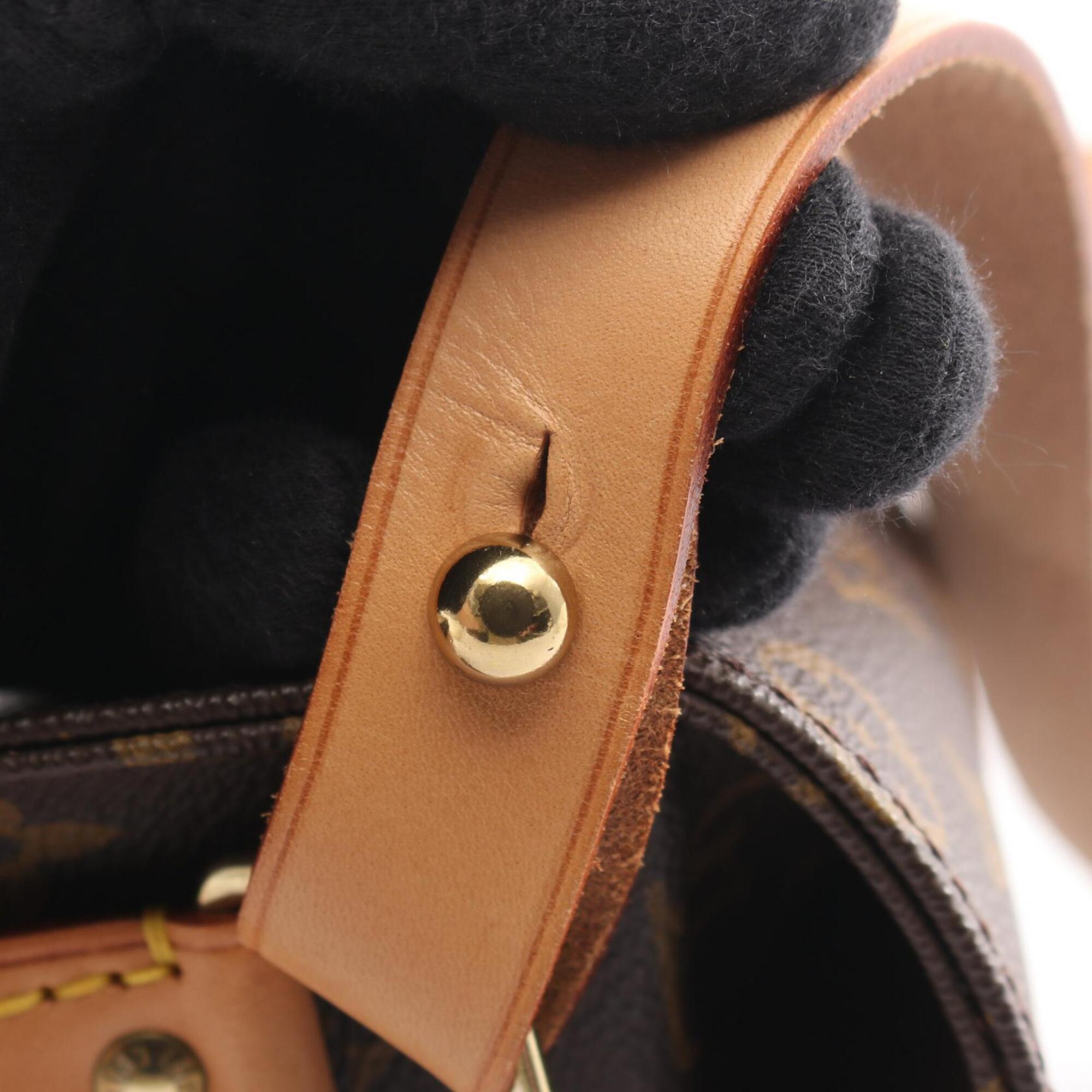 Louis Vuitton Brown Coated Canvas Pvc Monogram Leather Handbag Shoulder Bag (Pre-Owned)