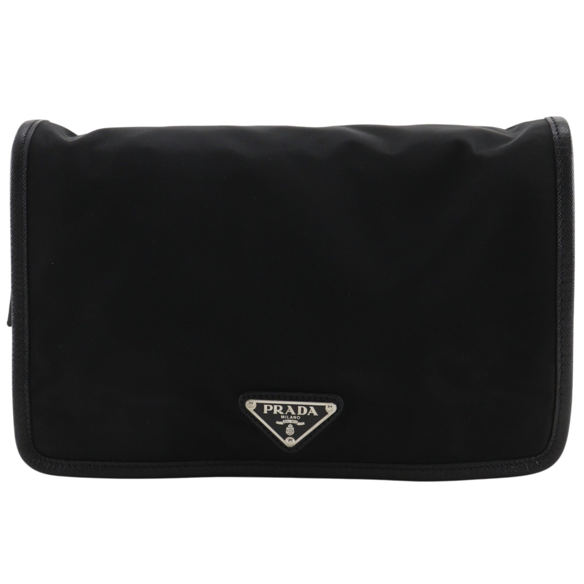 Prada Black Nero Nylon Pouch (Pre-Owned)