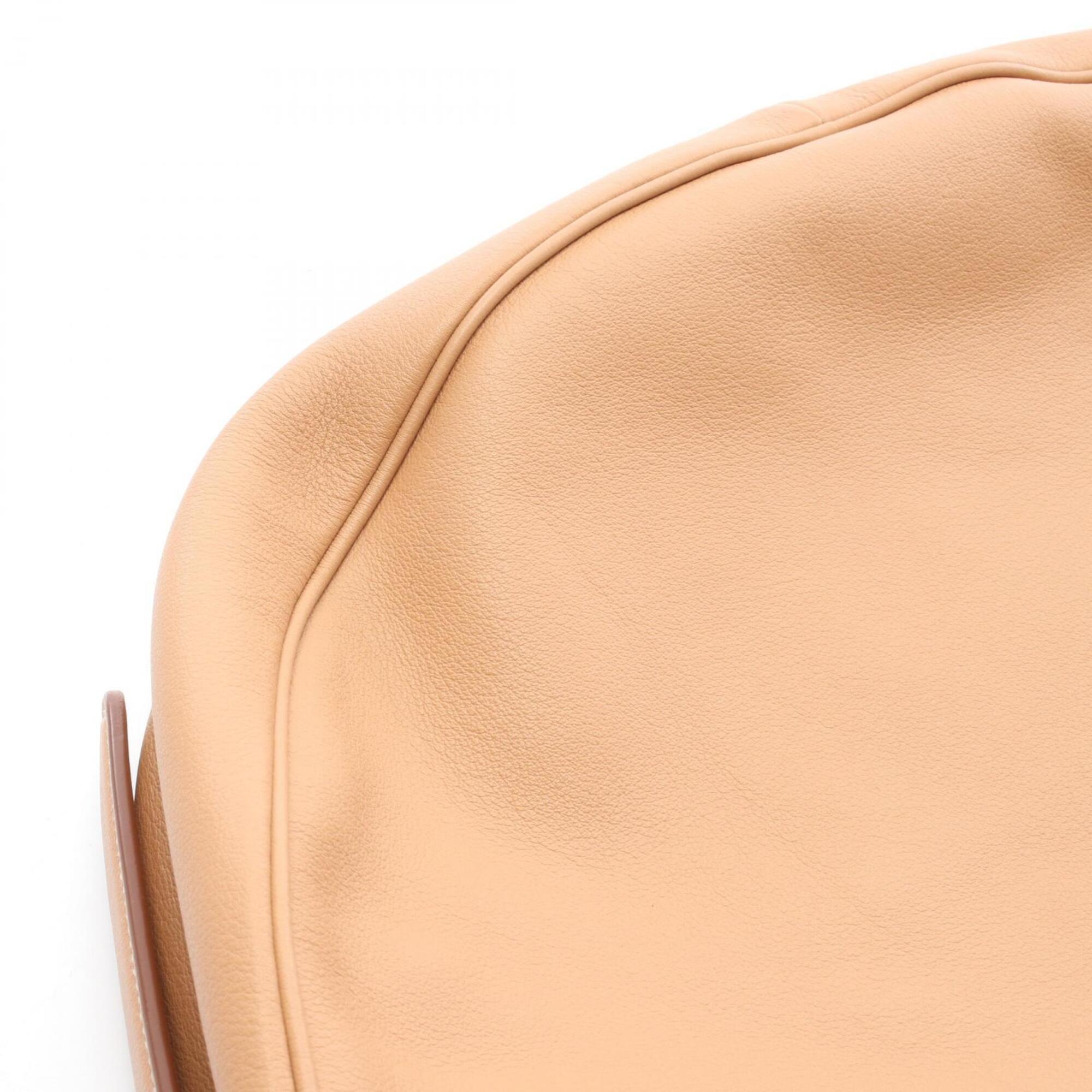 Prada Brown Leather Handbag Shoulder Bag (Pre-Owned)