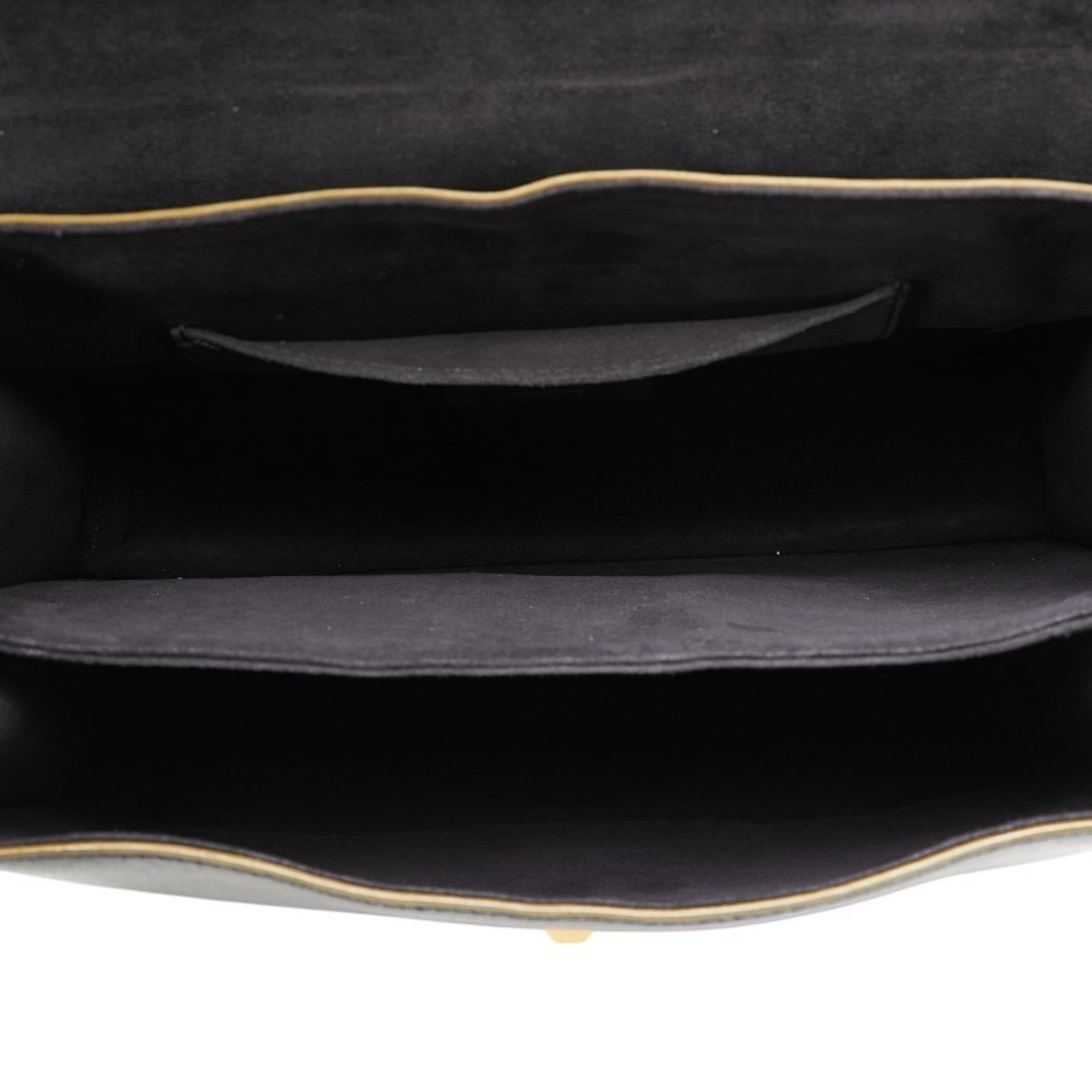 Fendi Black Leather Handbag Shoulder Bag (Pre-Owned)