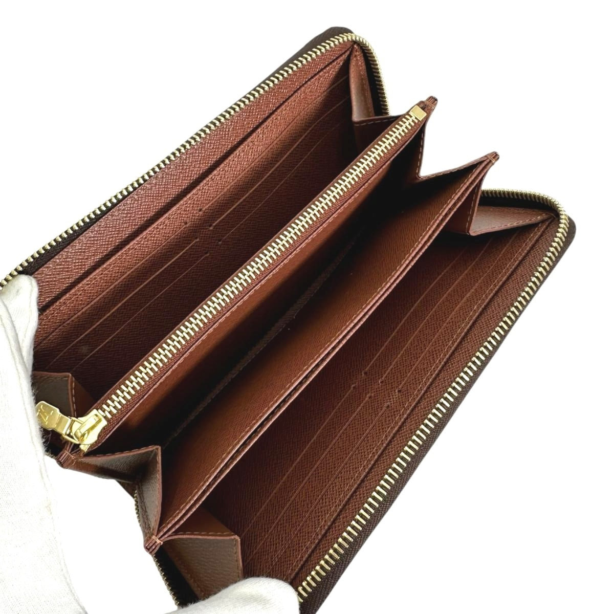 Louis Vuitton Monogram Brown Monogram Long Wallet (Bi-Fold) (Pre-Owned)